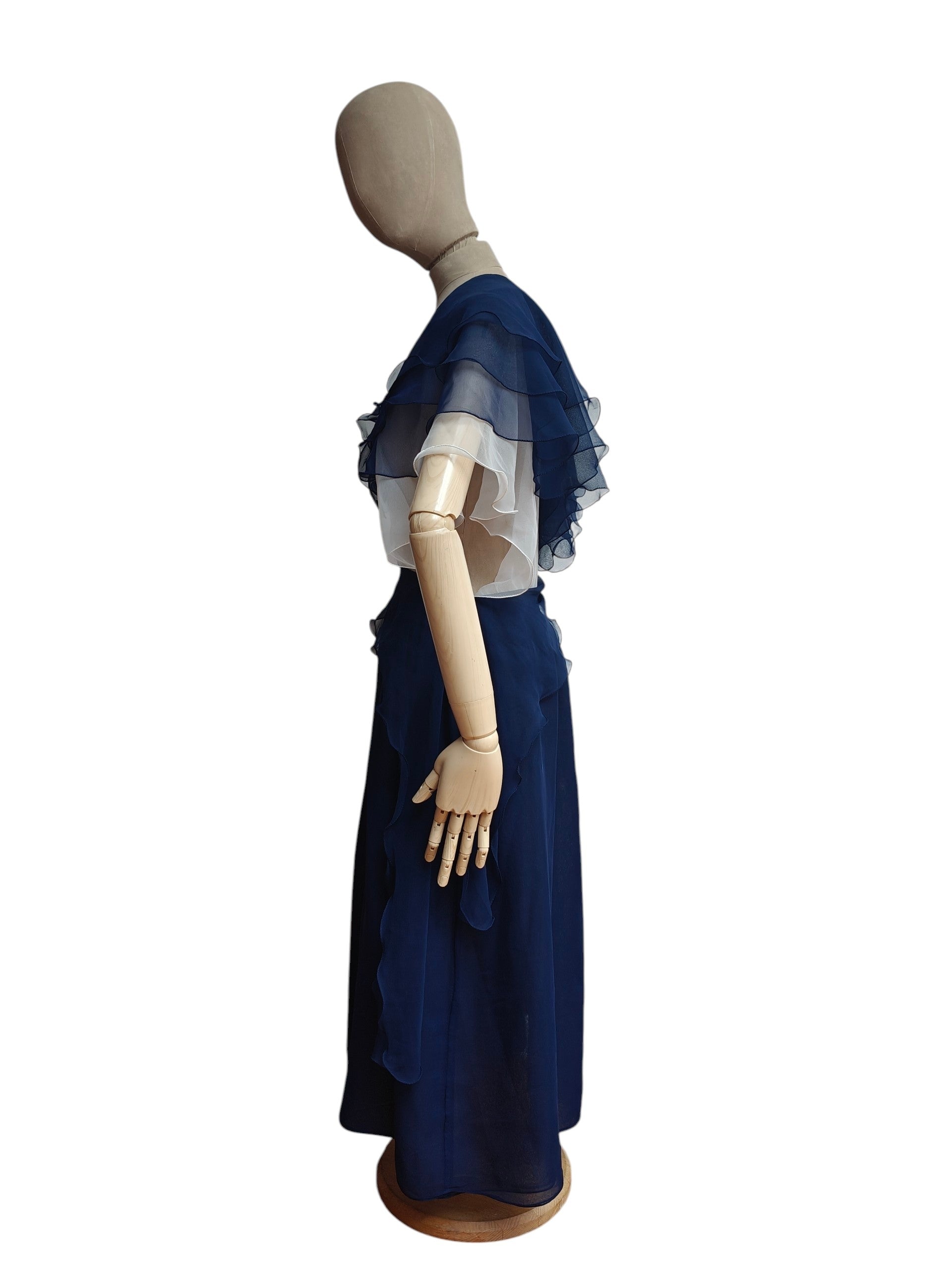 Frilled Frank Usher dress