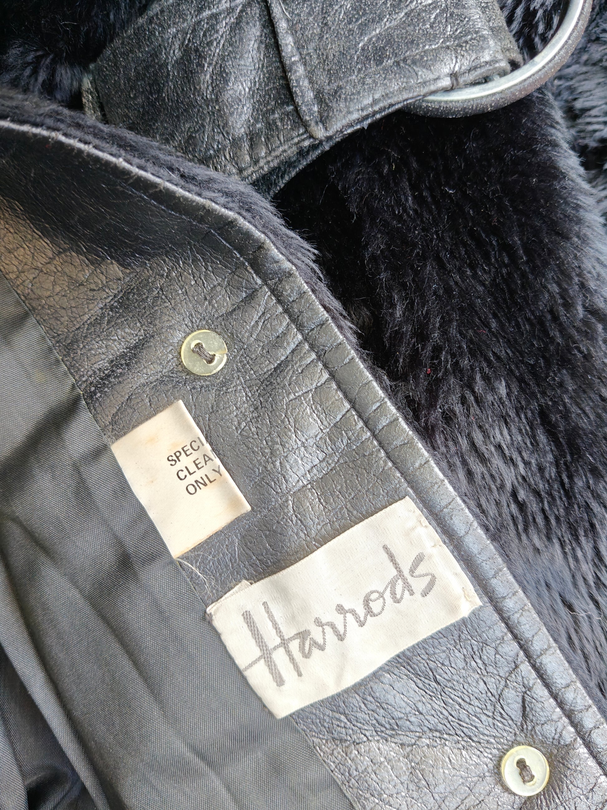 Harrods vintage label