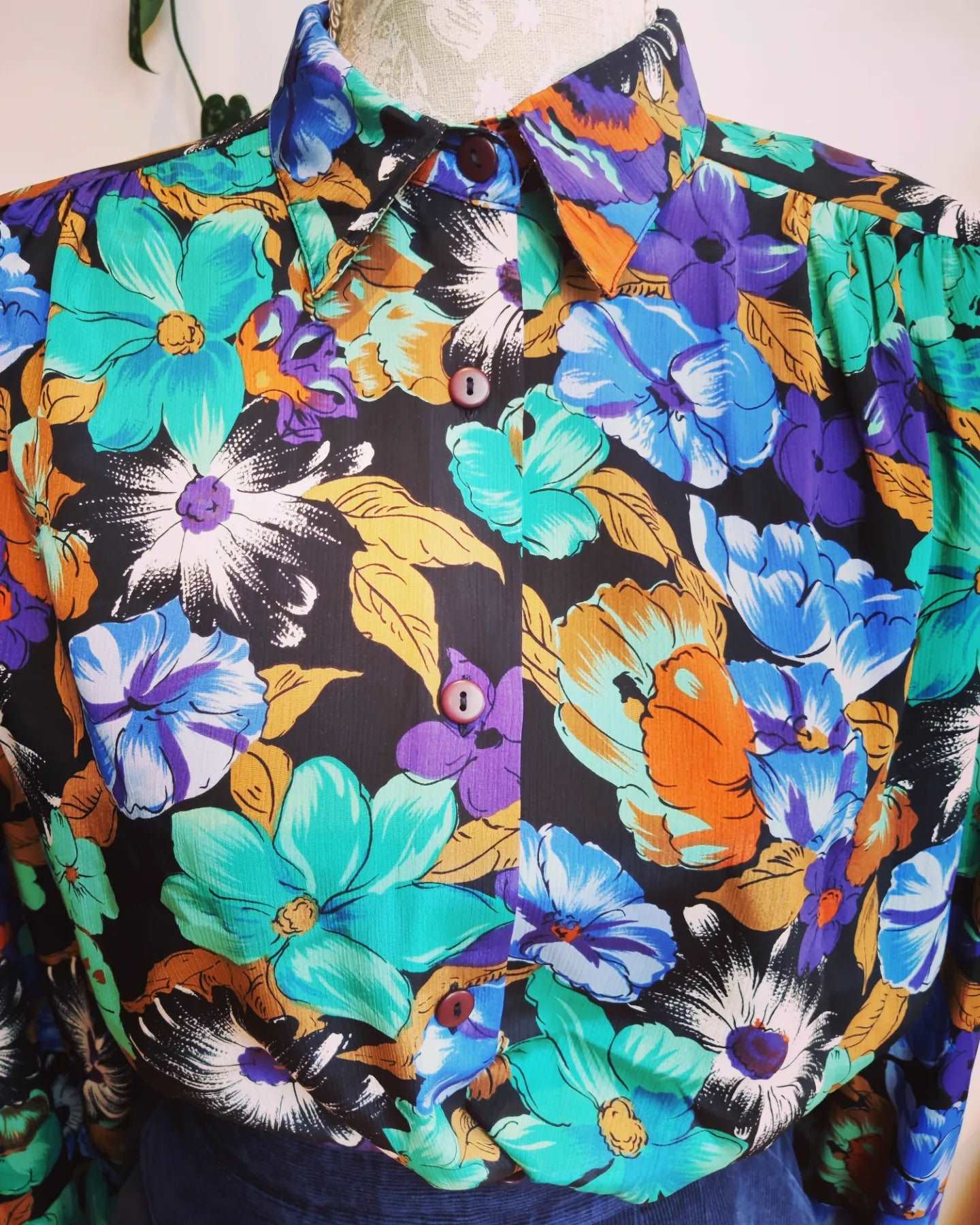 80s blouse