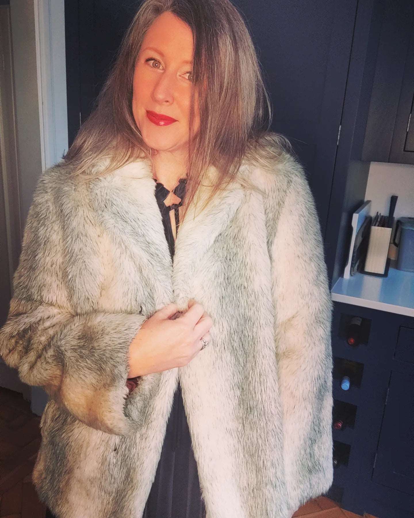 Vintage faux fur jacket