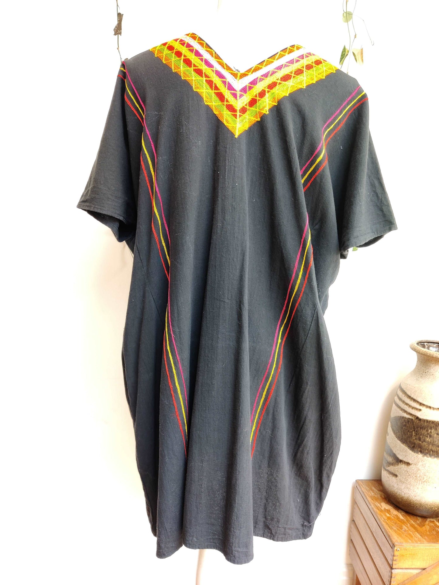 Multicoloured kaftan plus size