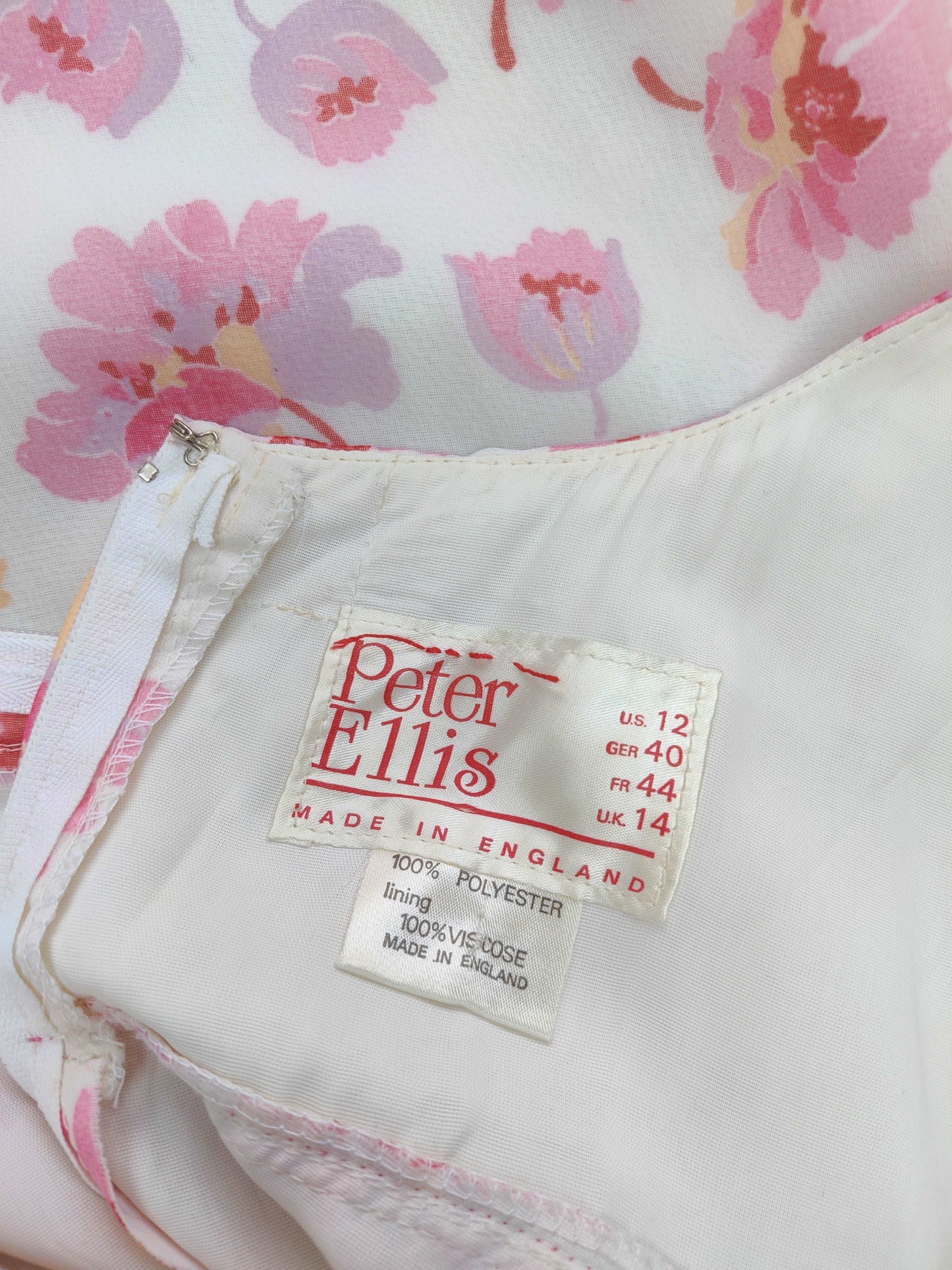 Stunning vintage Peter Ellis dress size 10