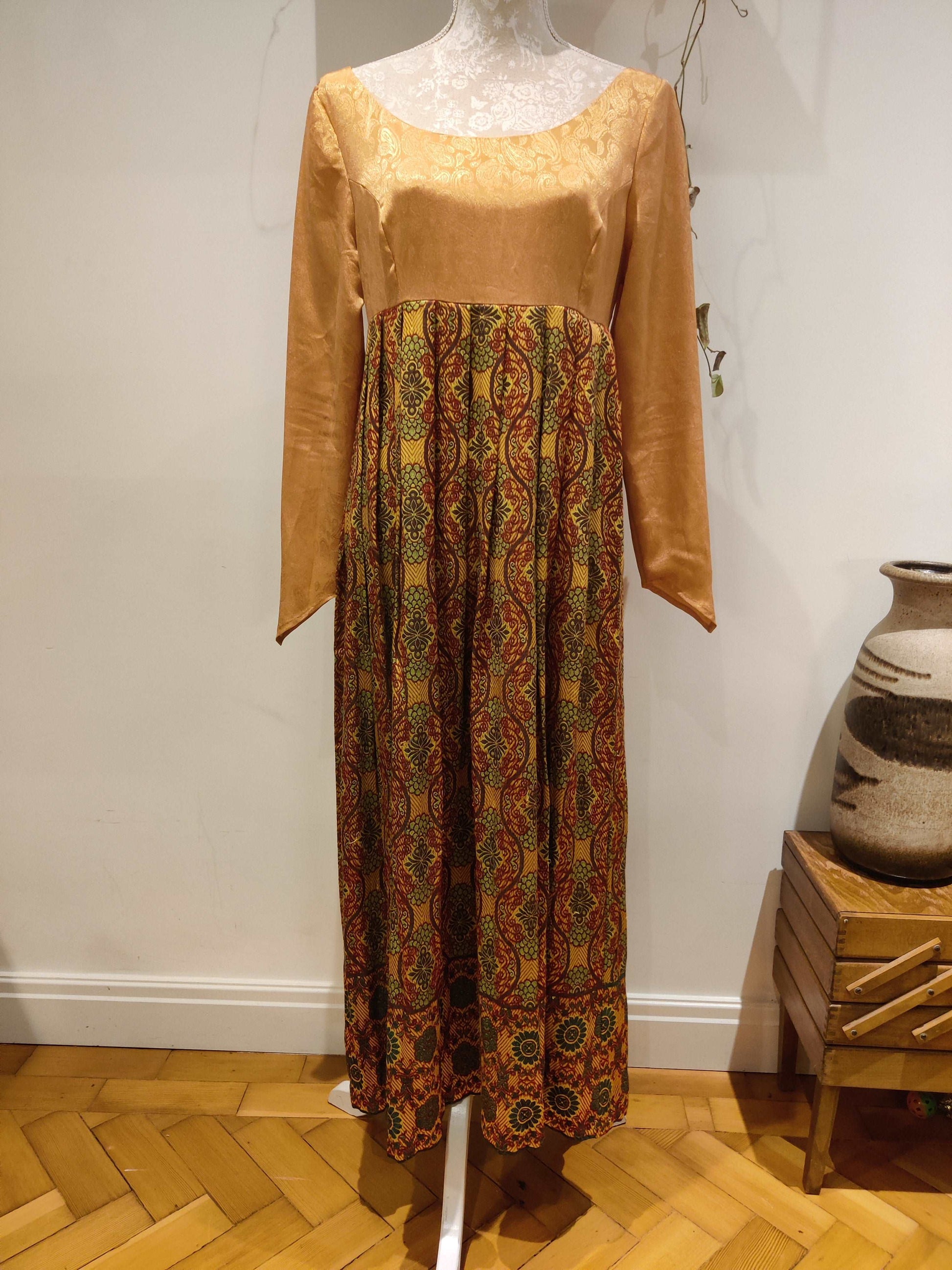 Stunning Indian silk maxi dress.