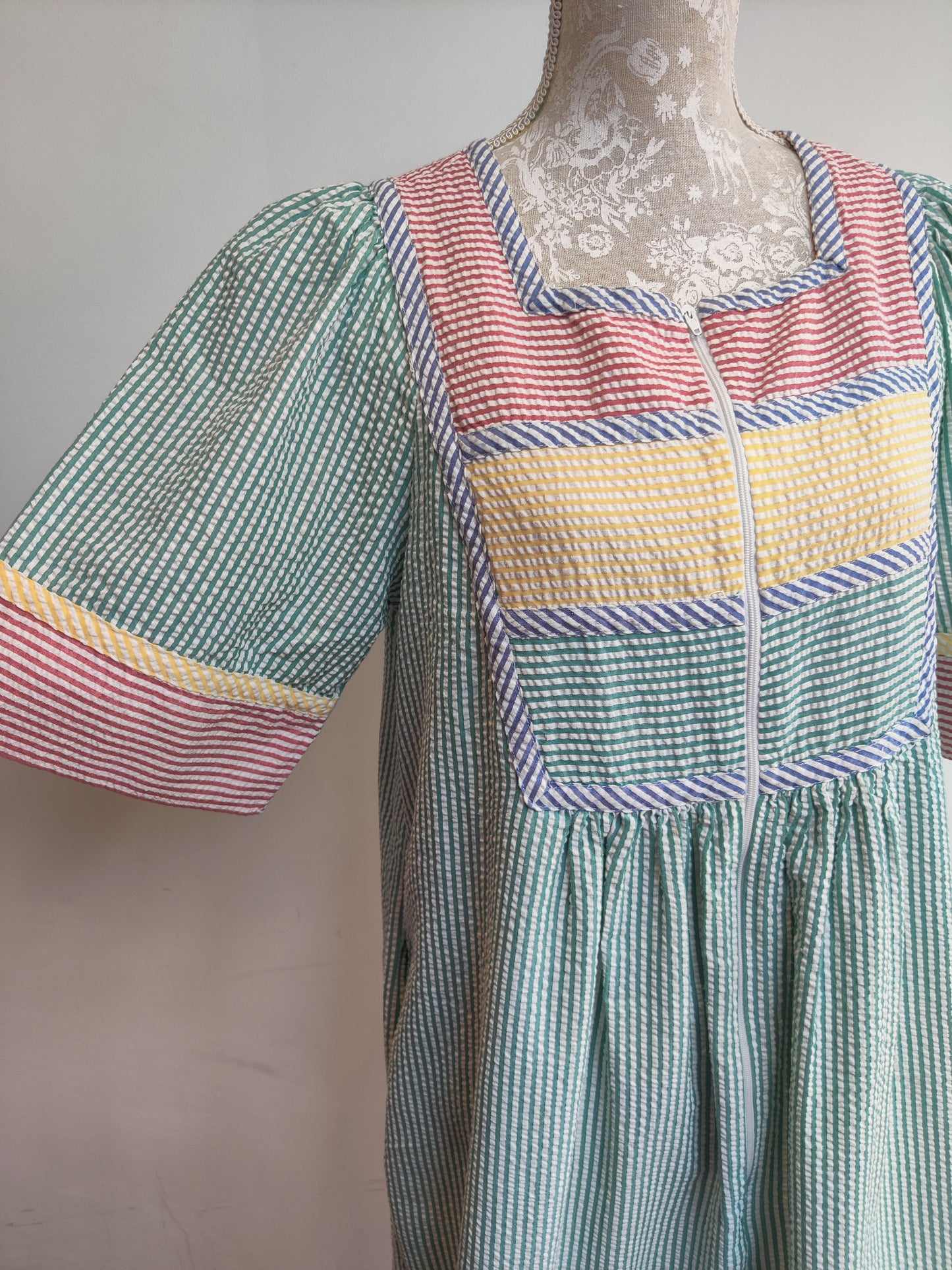 Rainbow stripe Saybury dress