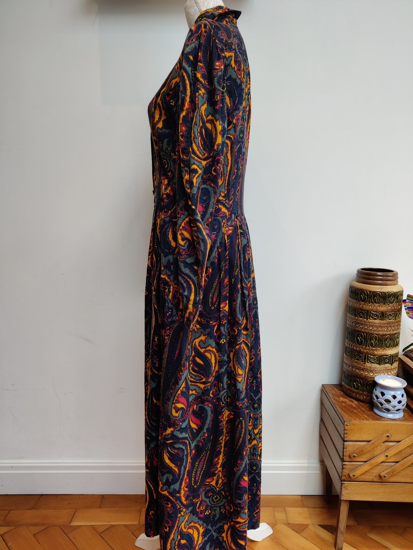 Autumnal vintage shirt dress for sale