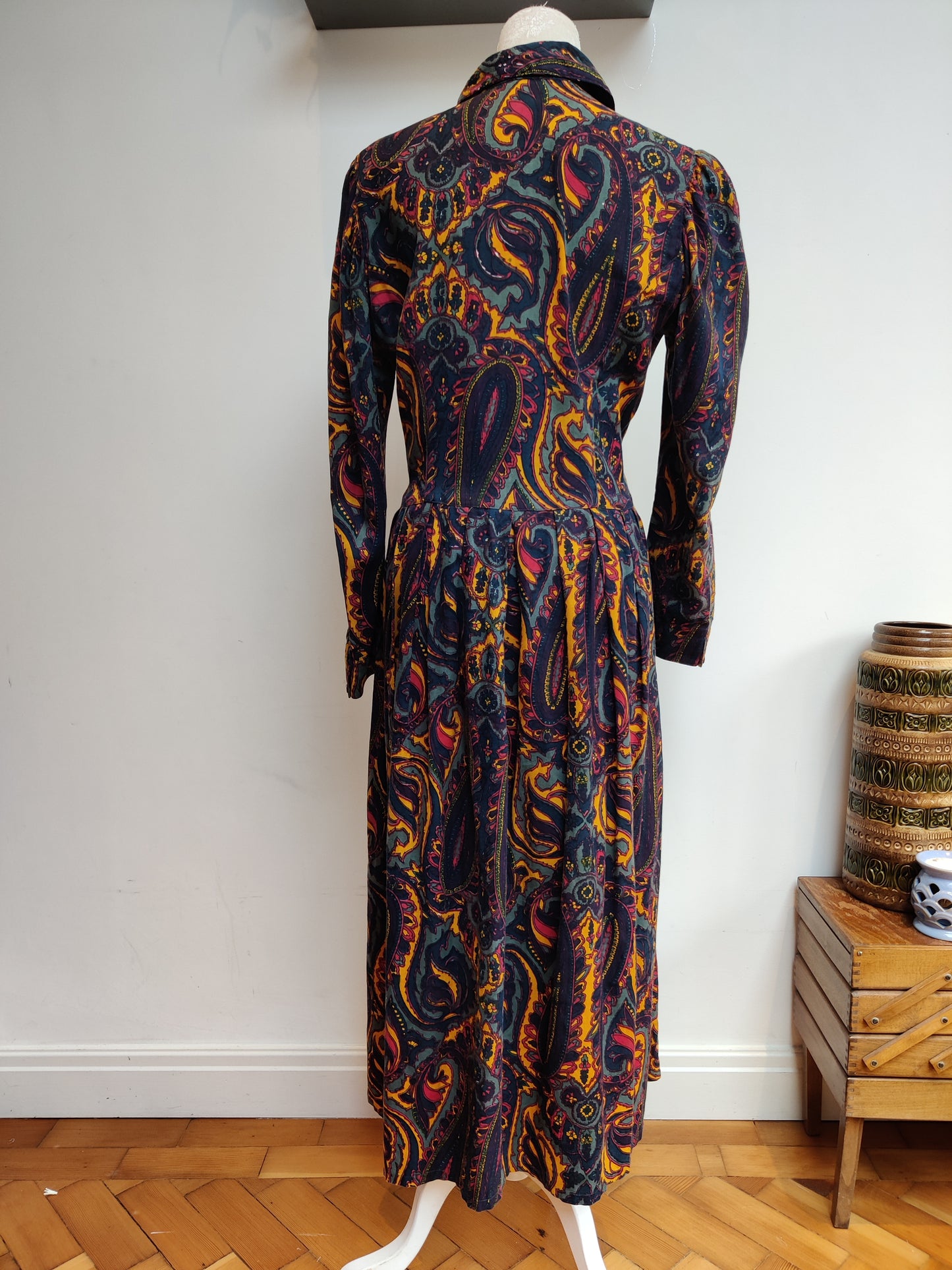 Boho Autumnal shirt dress by Anokhi size 12