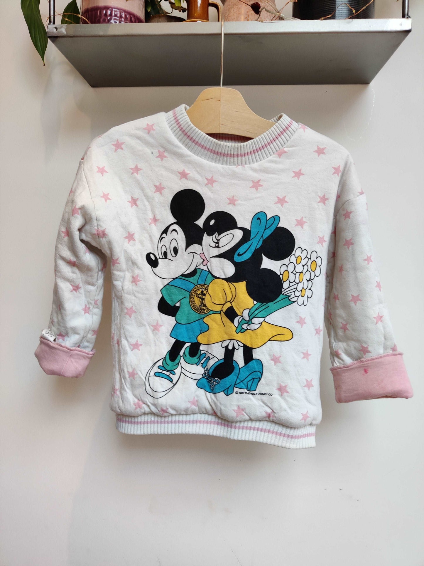 80s Micky mouse jumper age 3