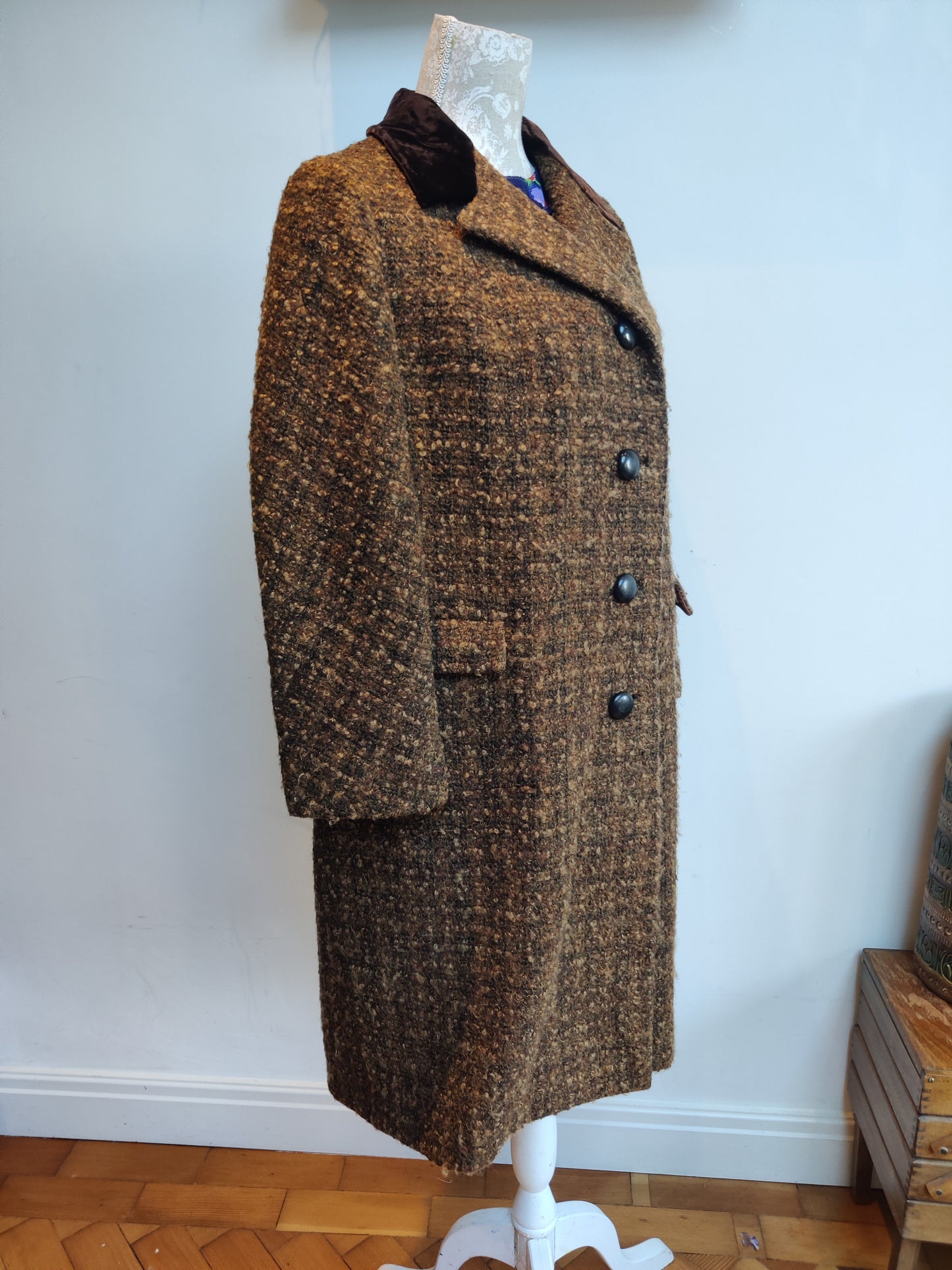 Brown vintage jacket size 14