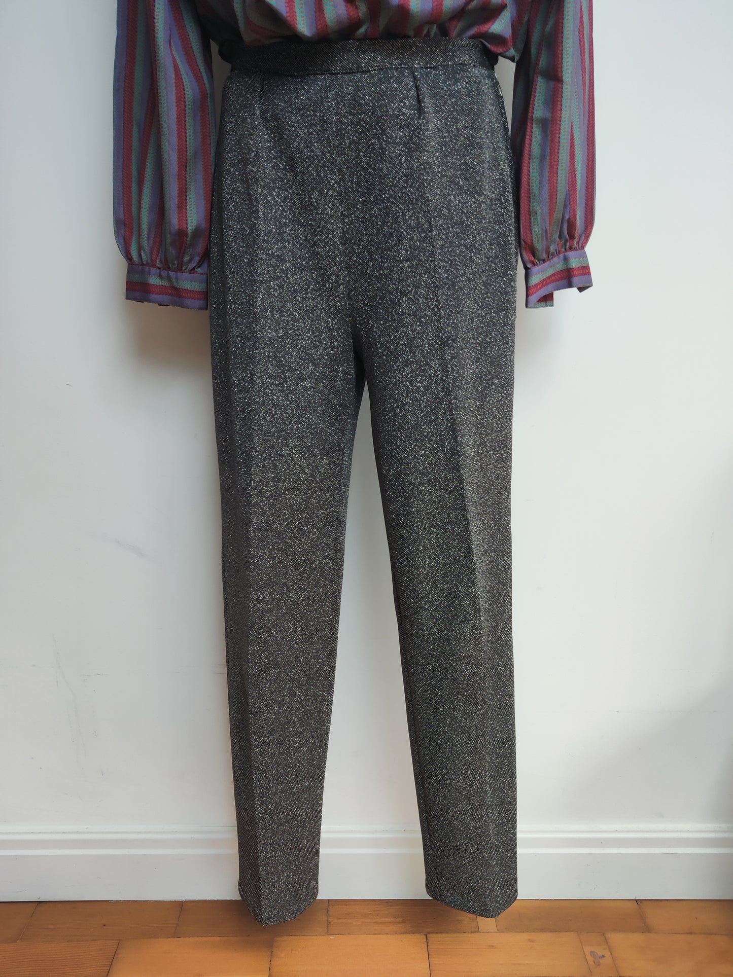 Vintage glitter trousers. Size 8.
