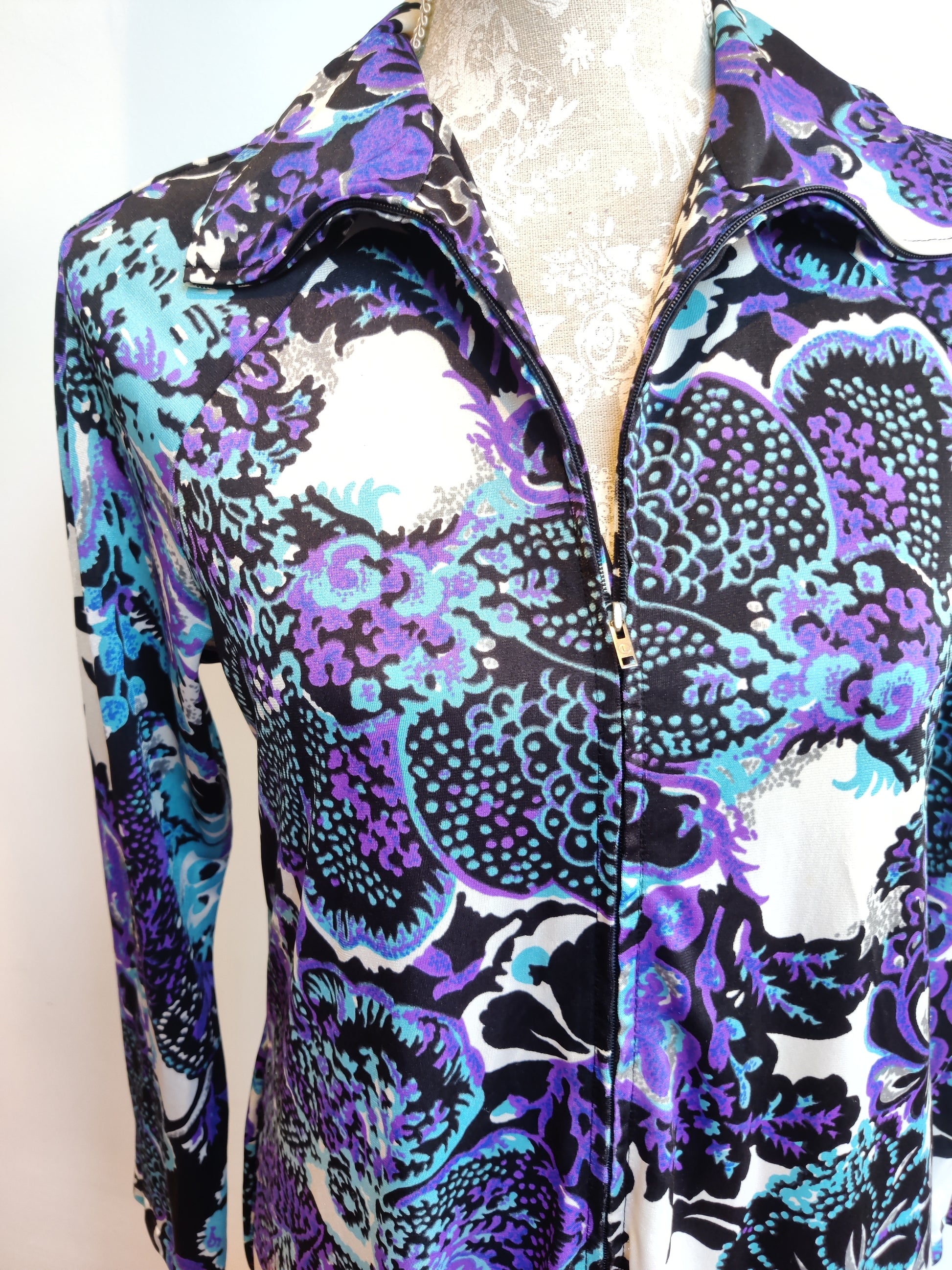 70s psychedelic house coat