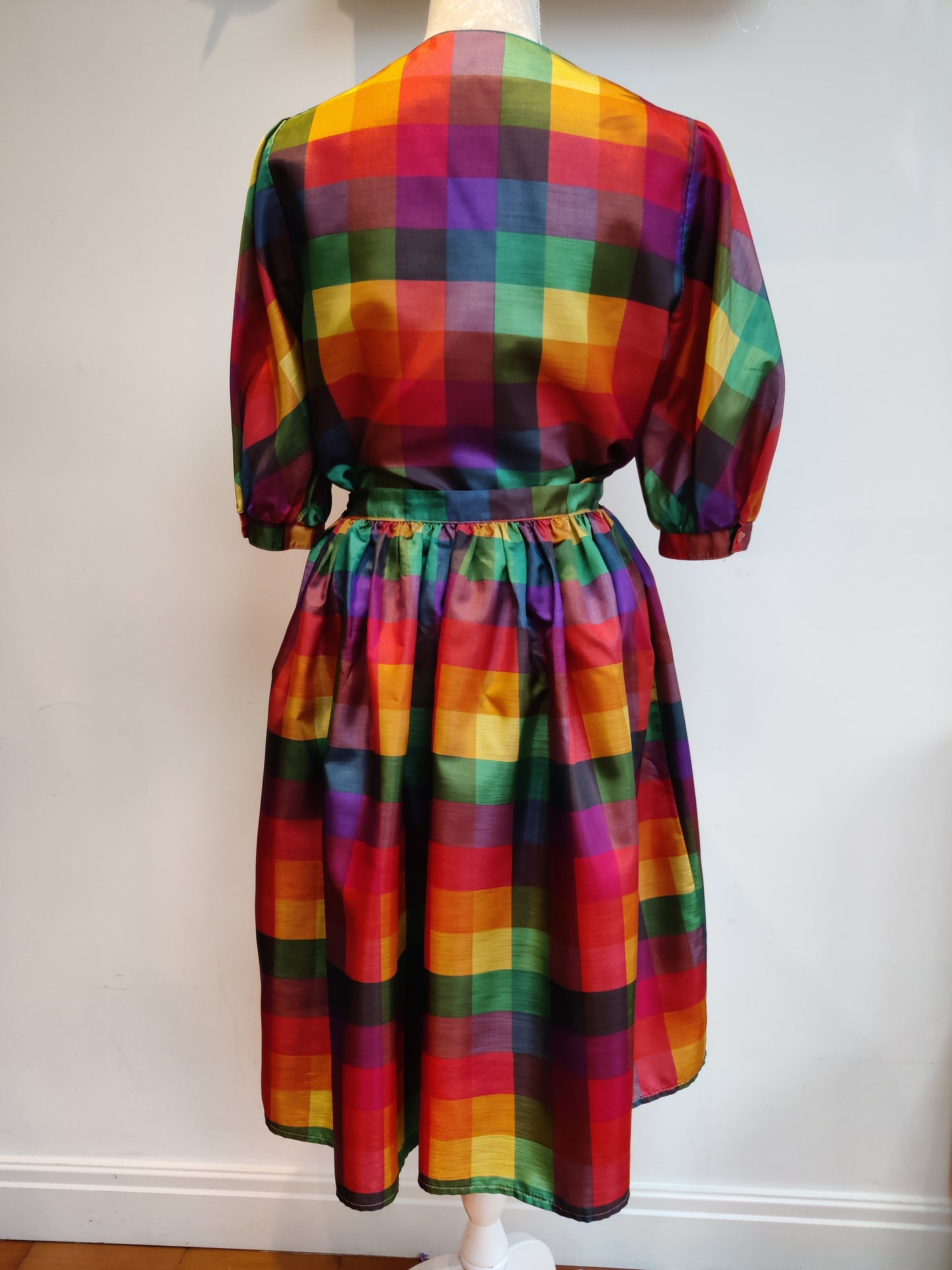 80s rainbow co-ord size 8