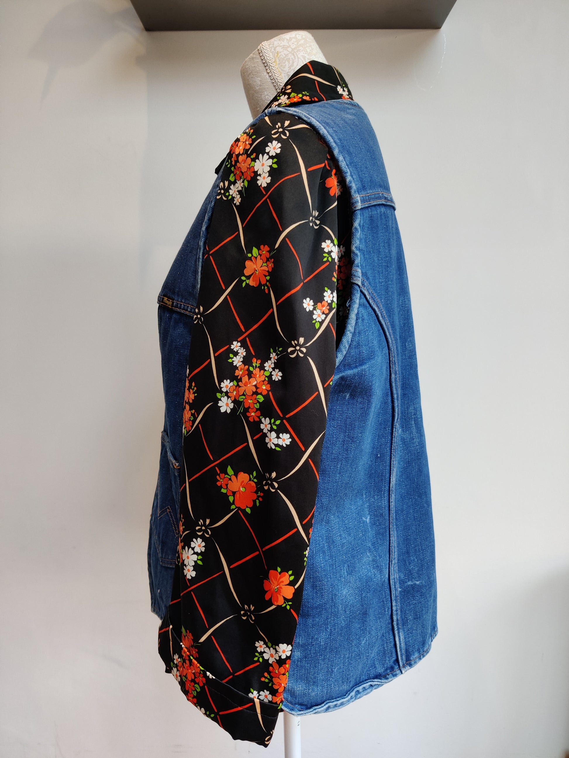 Vintage Wrangler waistcoat denim. 12-14