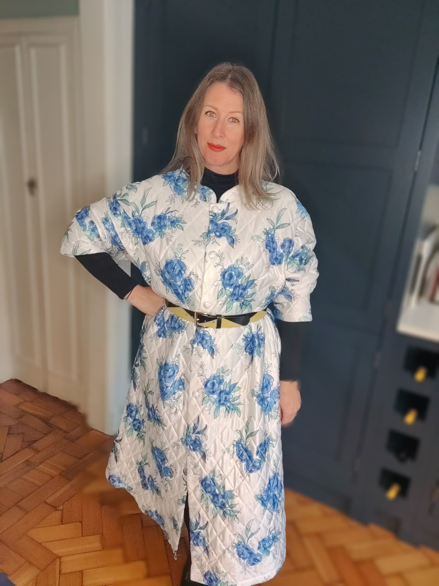 Vintage plus size housecoat dress
