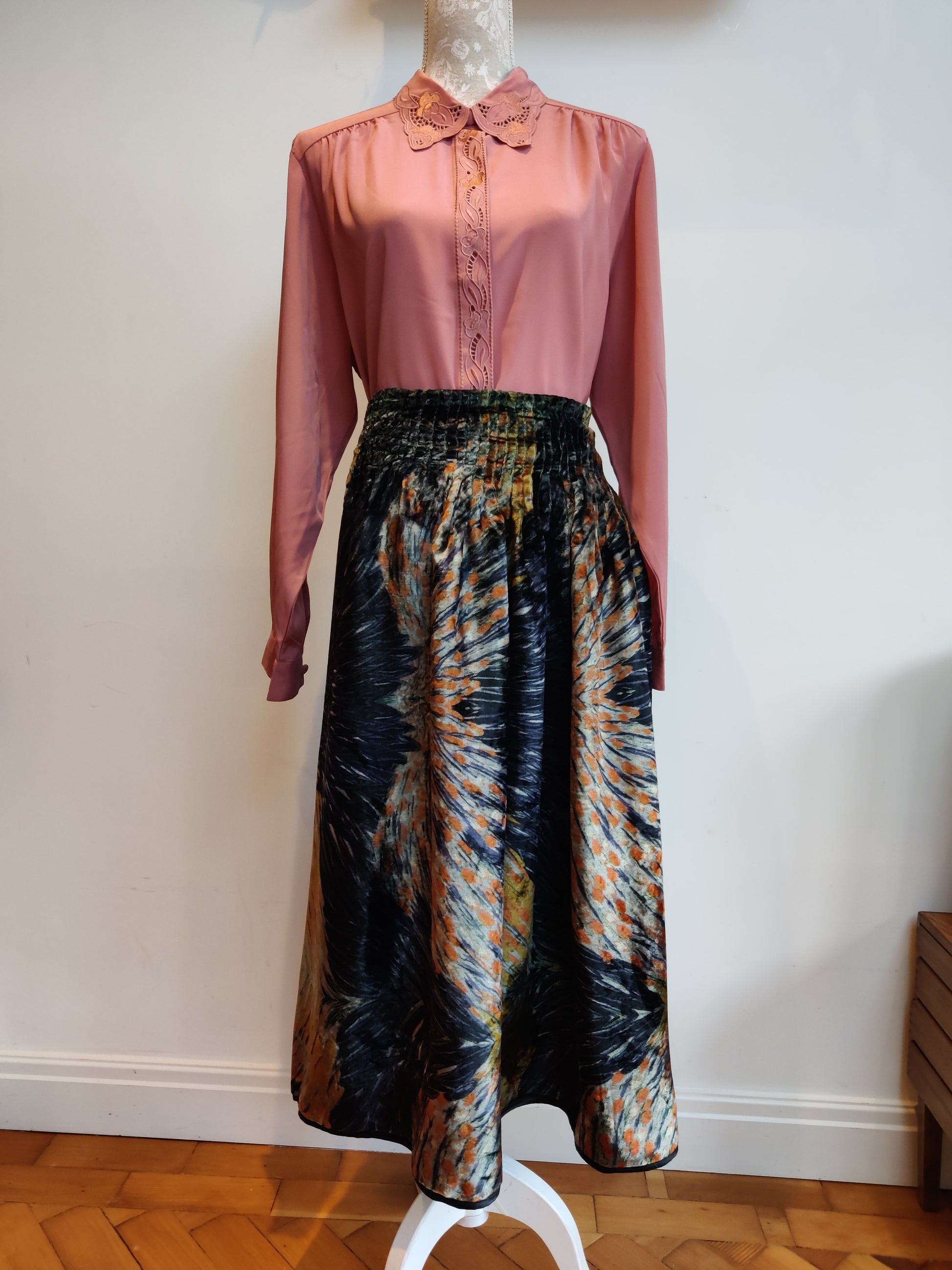 Plus size vintage Phool midi skirt