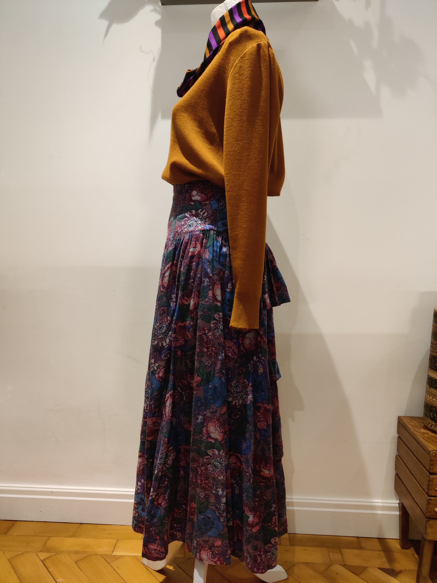 Vintage Laura Ashley maxi in floral print