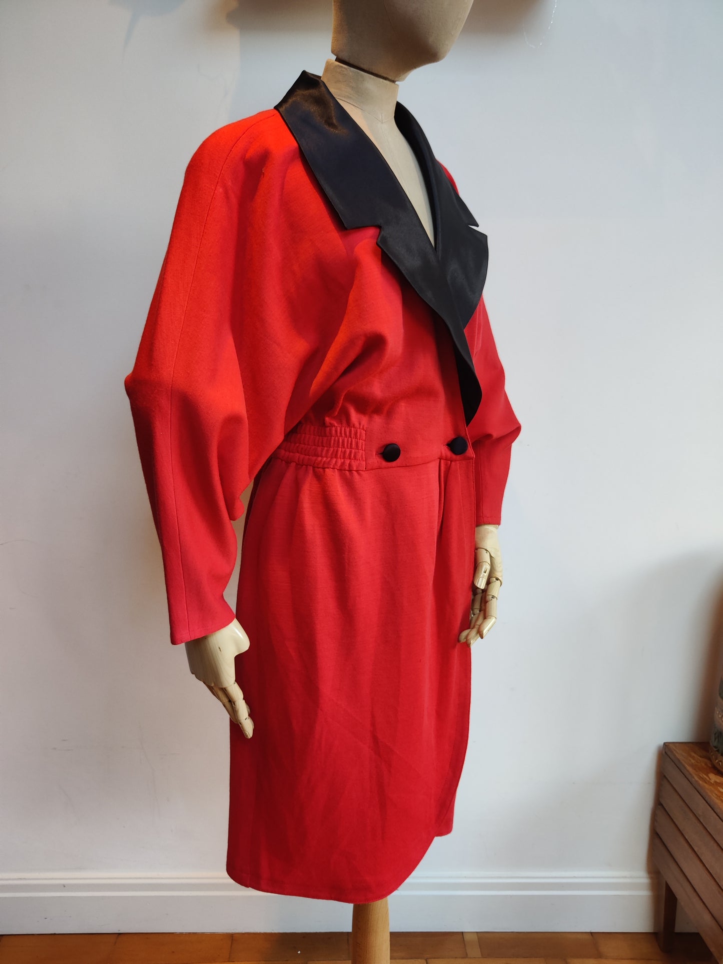 Frank Usher 80s wrap dress