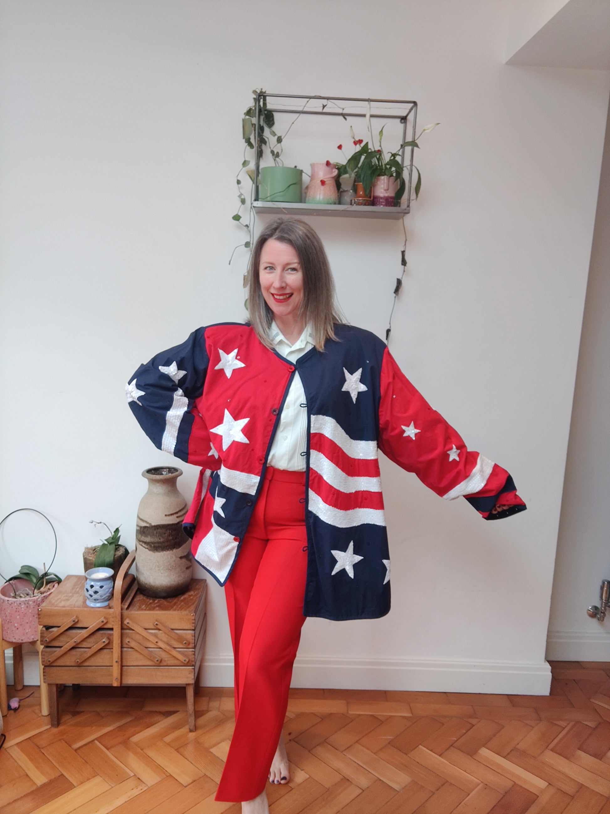 Incredible Jacket with stars and stripes