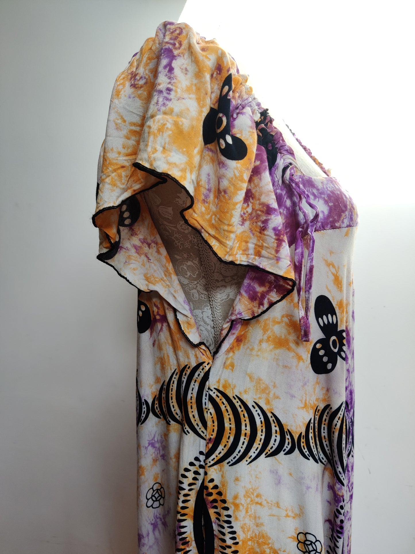 vintage tie dye boho dress. size 14-16