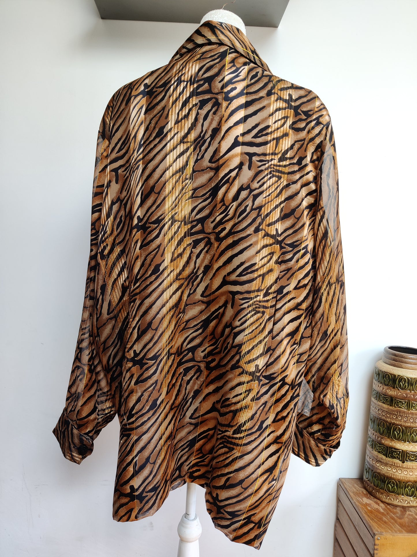 Tiger print jacket size 26