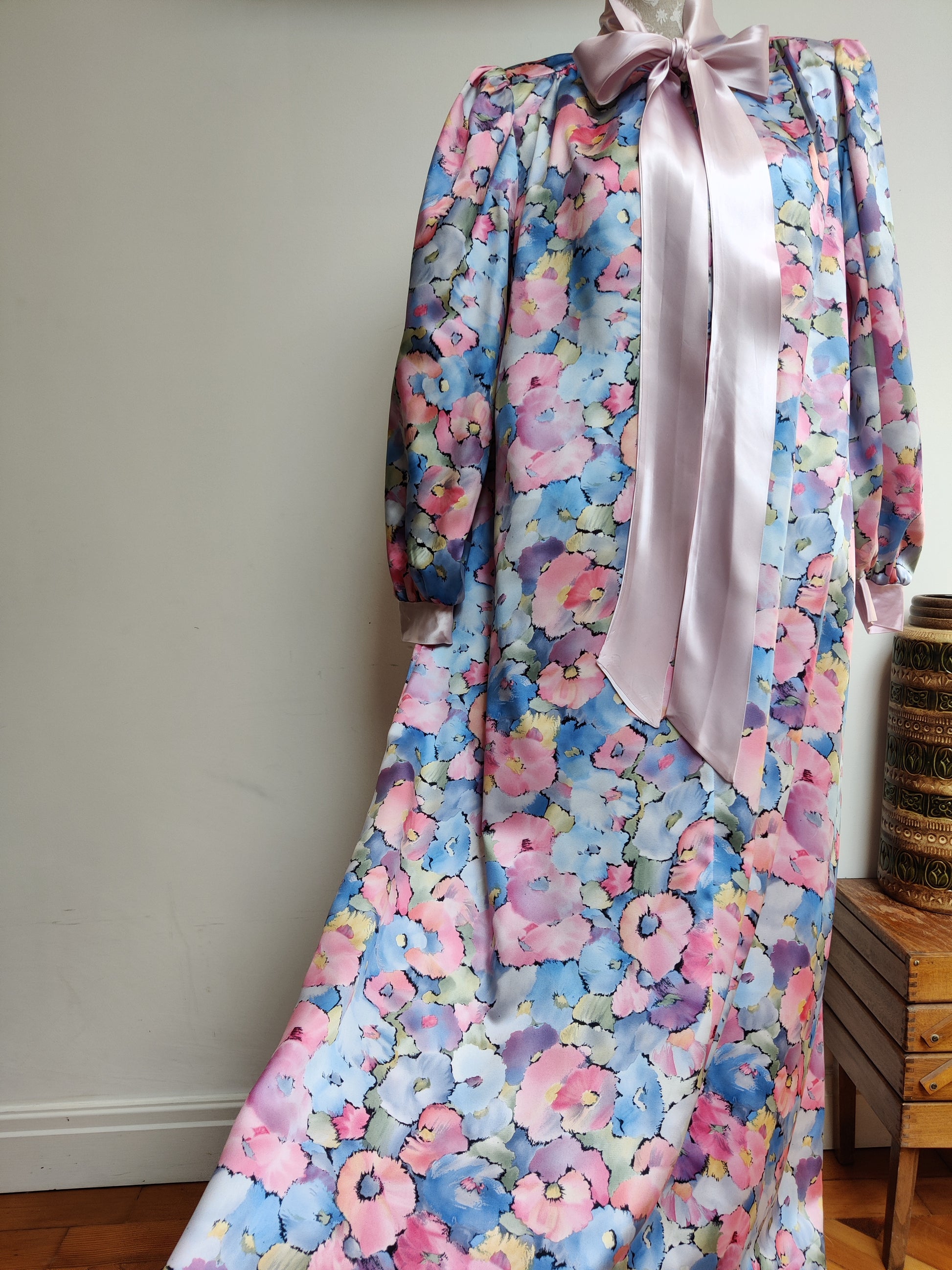 floral housecoat