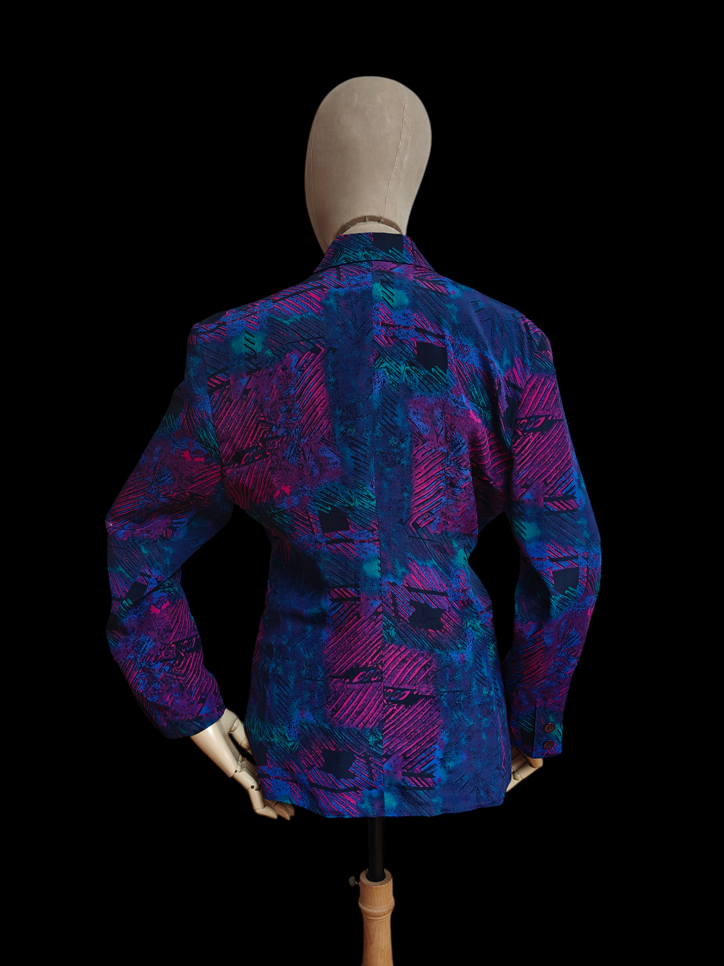Ladies bright 80's lightweight blazer