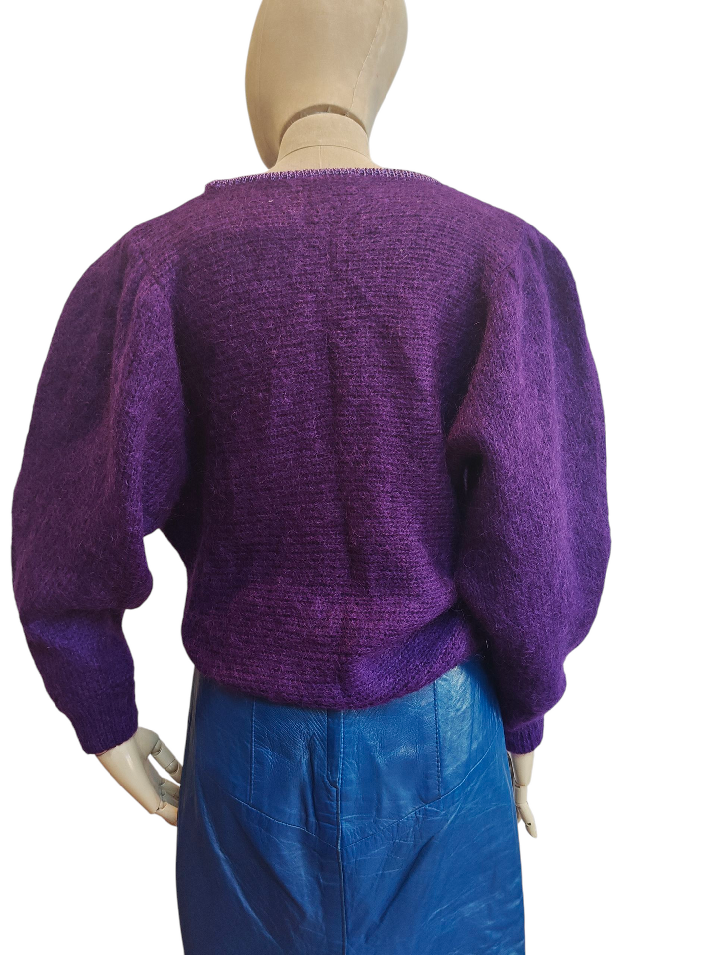Ladies purple vintage jumper