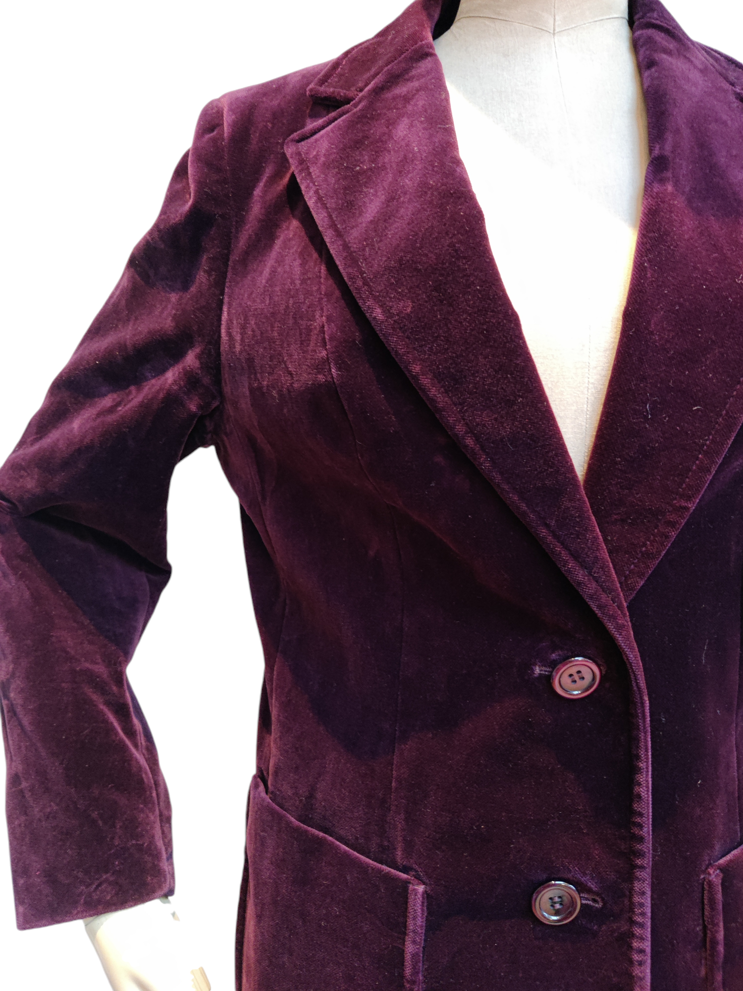 Ladies velvet jacket