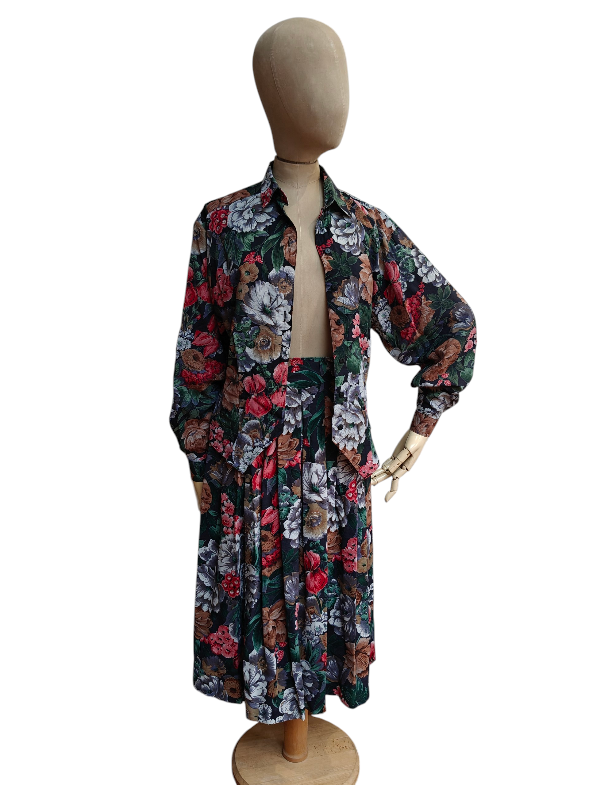 Ladies vintage floral co-ord