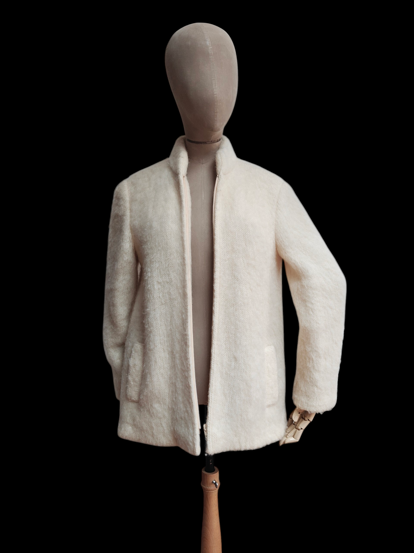 Lined vintage luxury wool coat