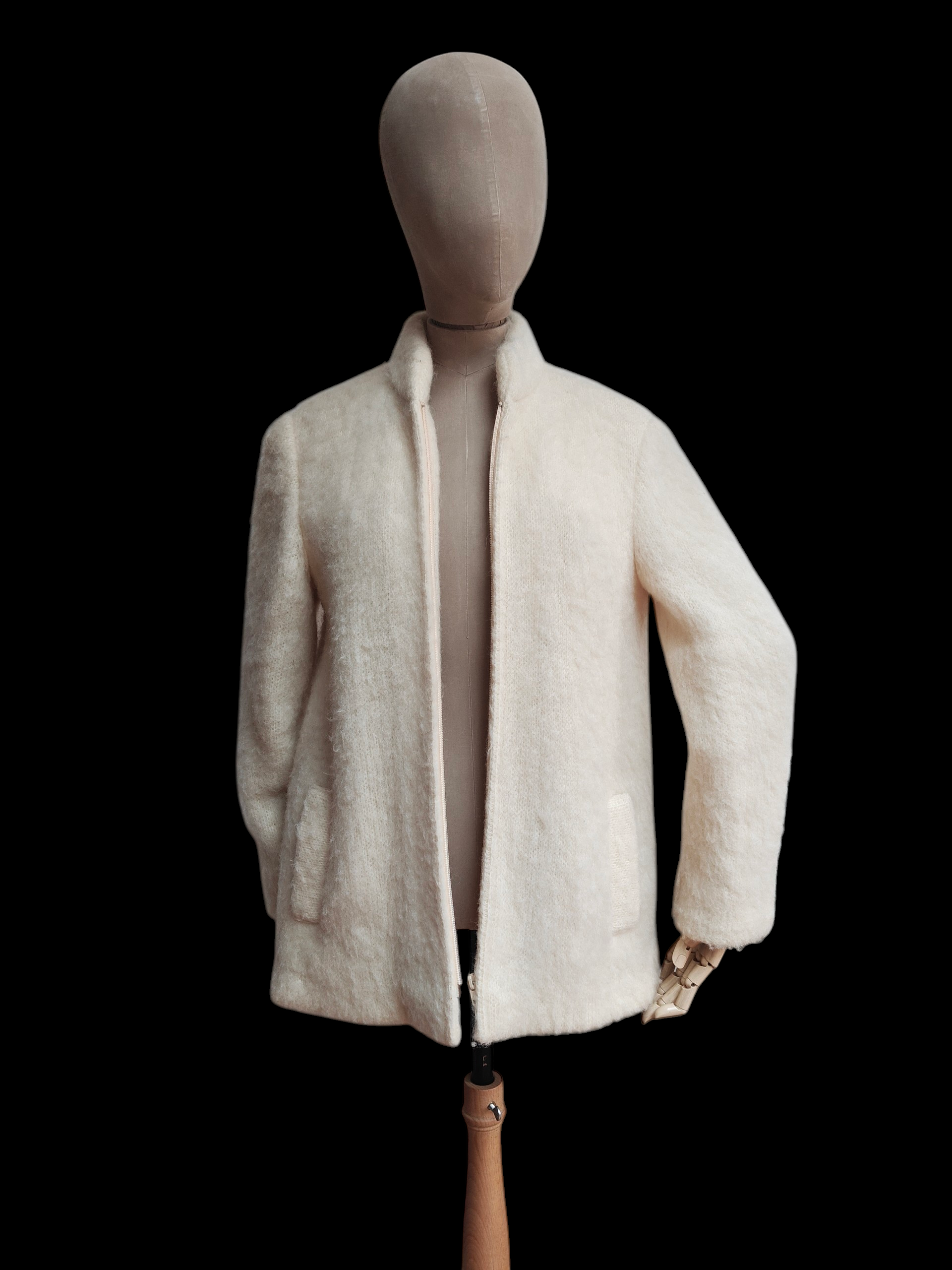 Lined vintage luxury wool coat