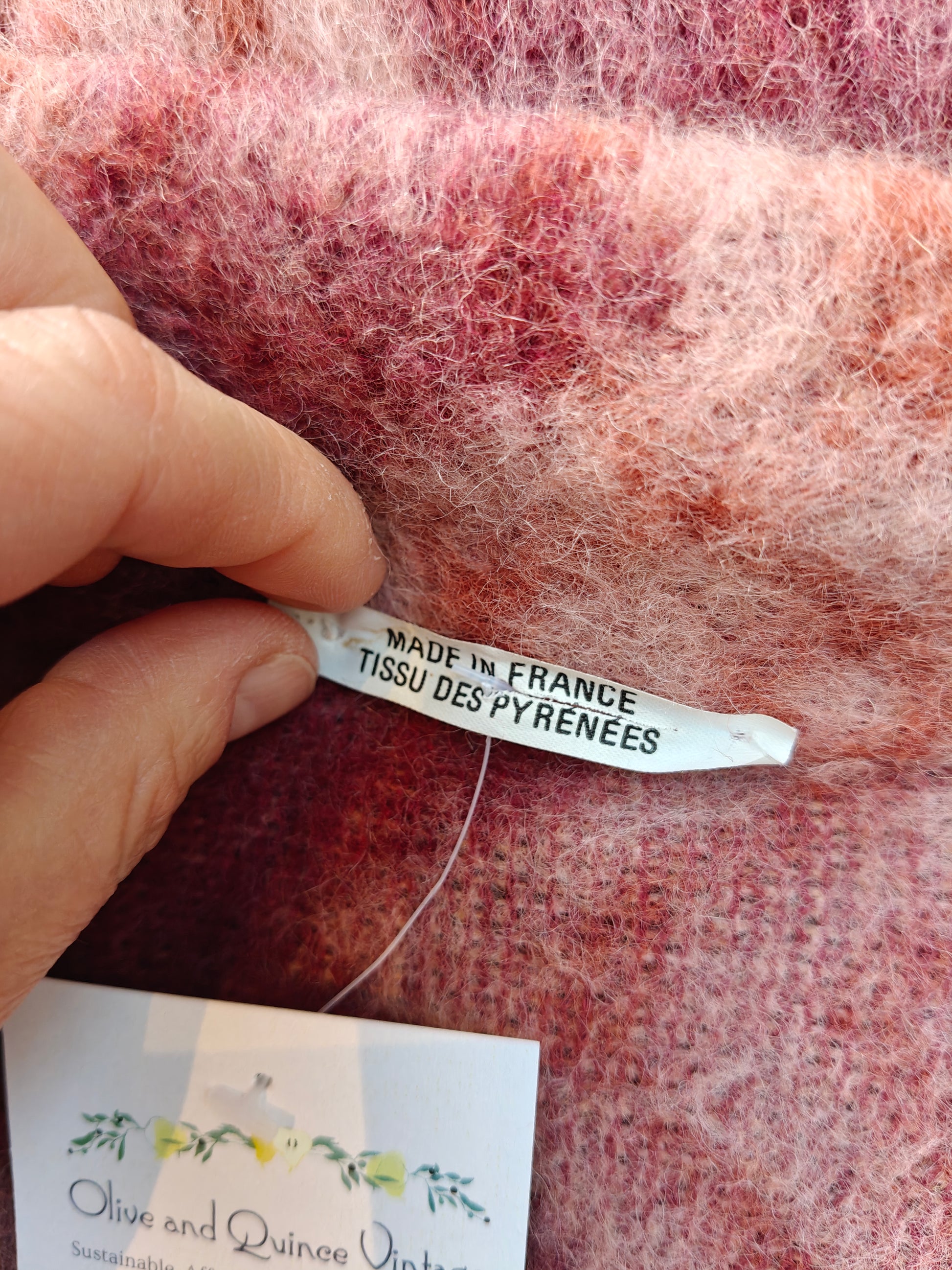 Made in the Pyrenees vintage cape