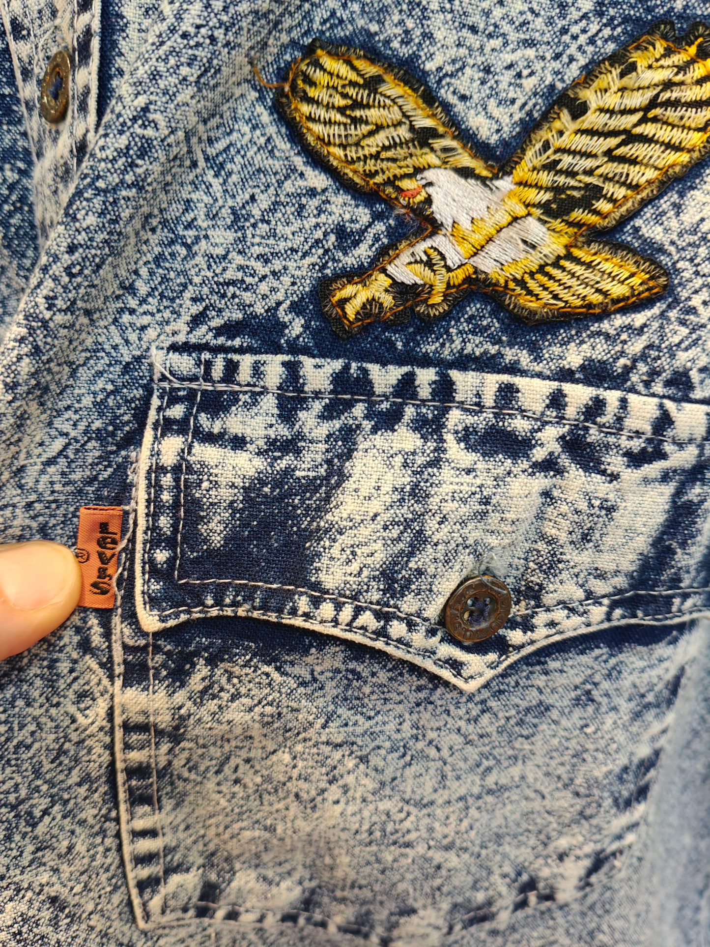 Orange tab Levi's shirt