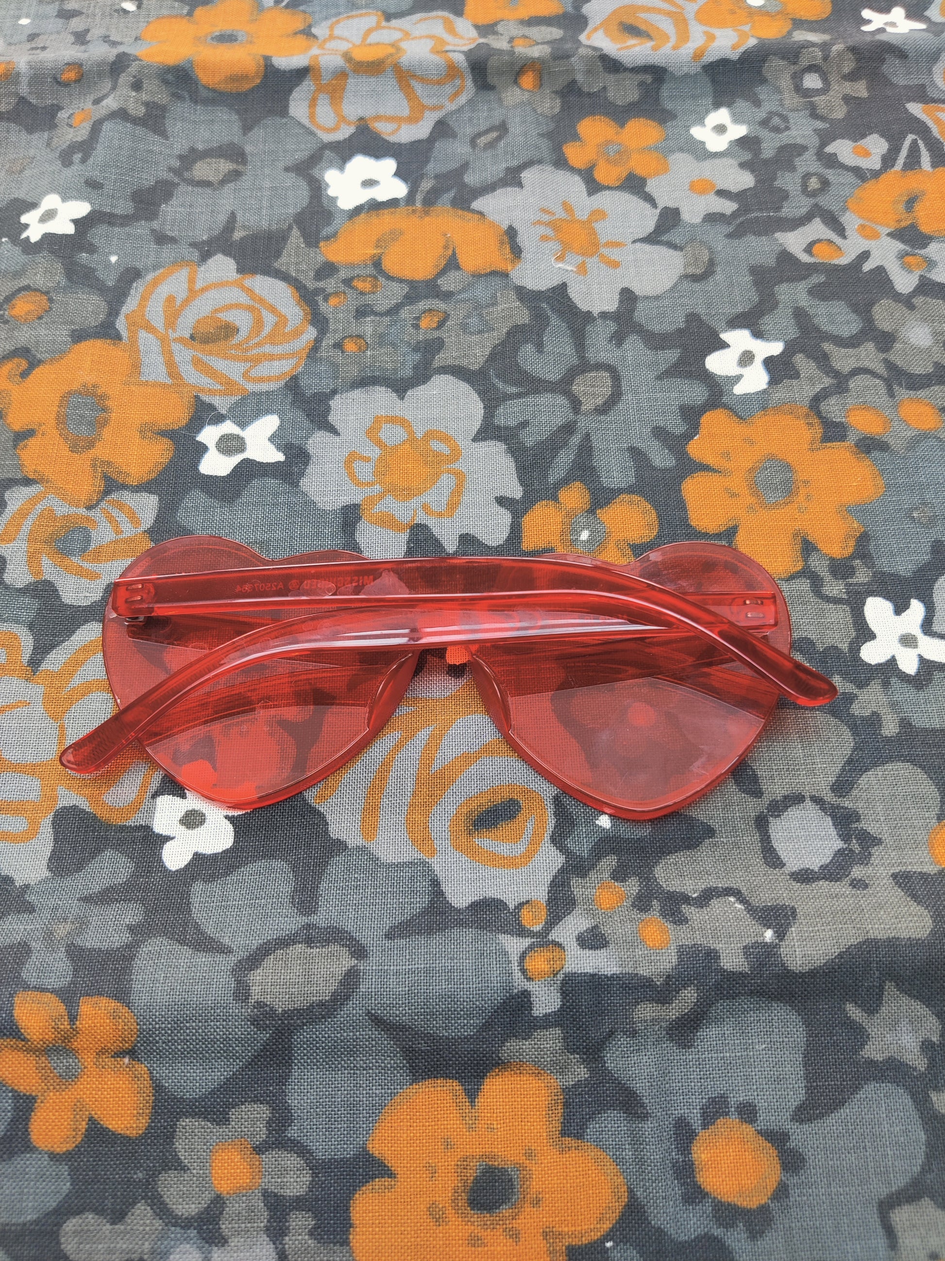 Red novelty shades