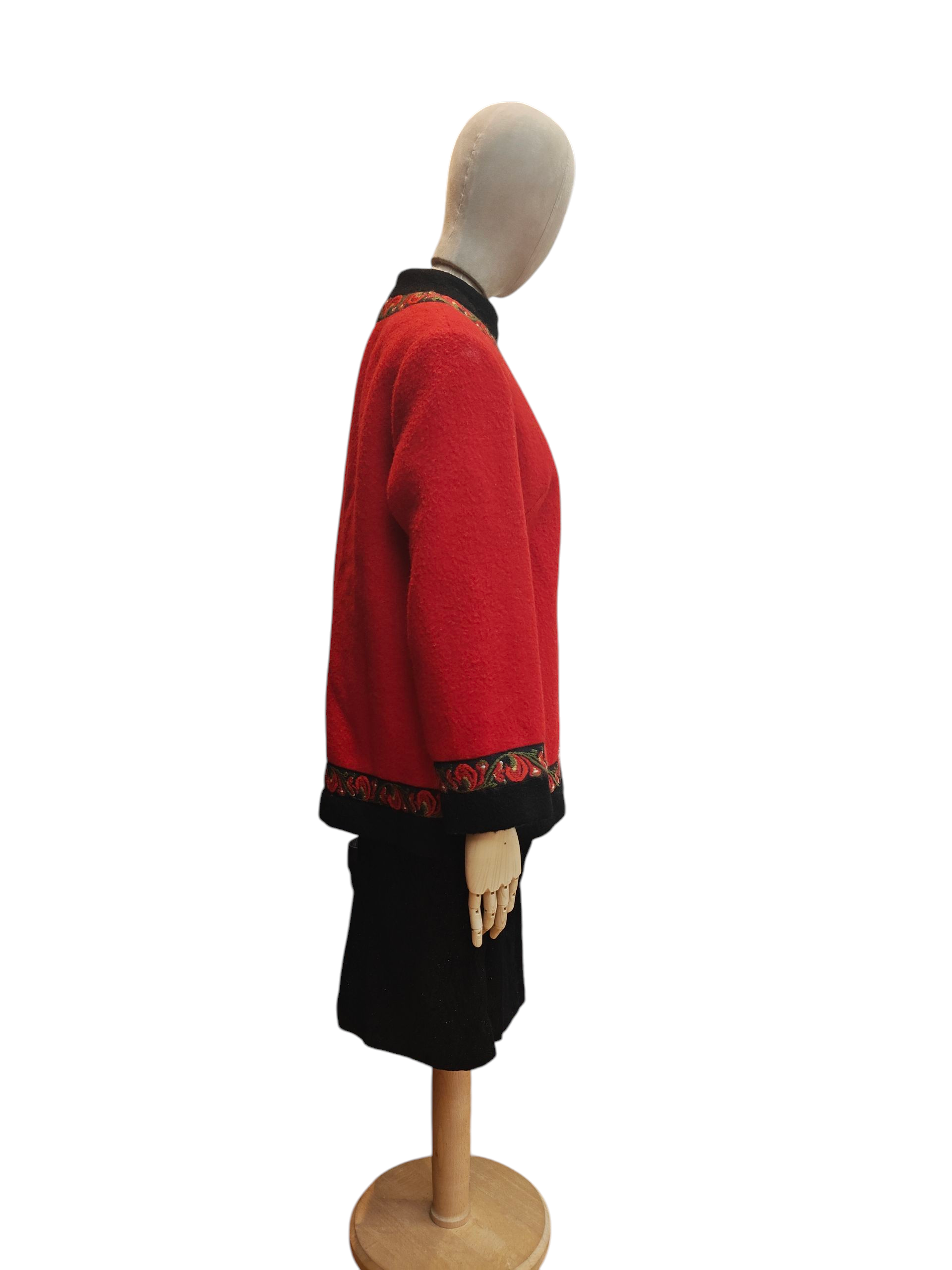 Red vintage Scandi jacket