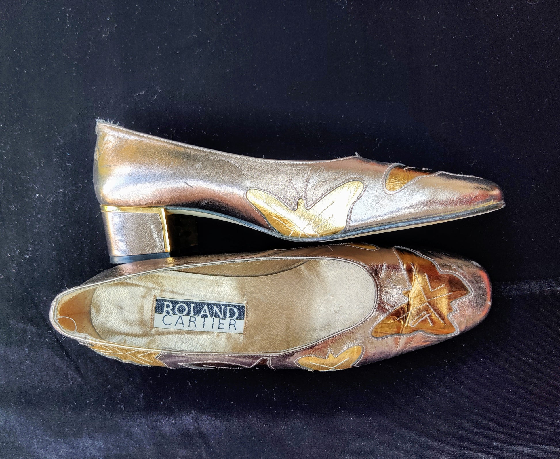 Roland Cartier collectable shoes with block heel