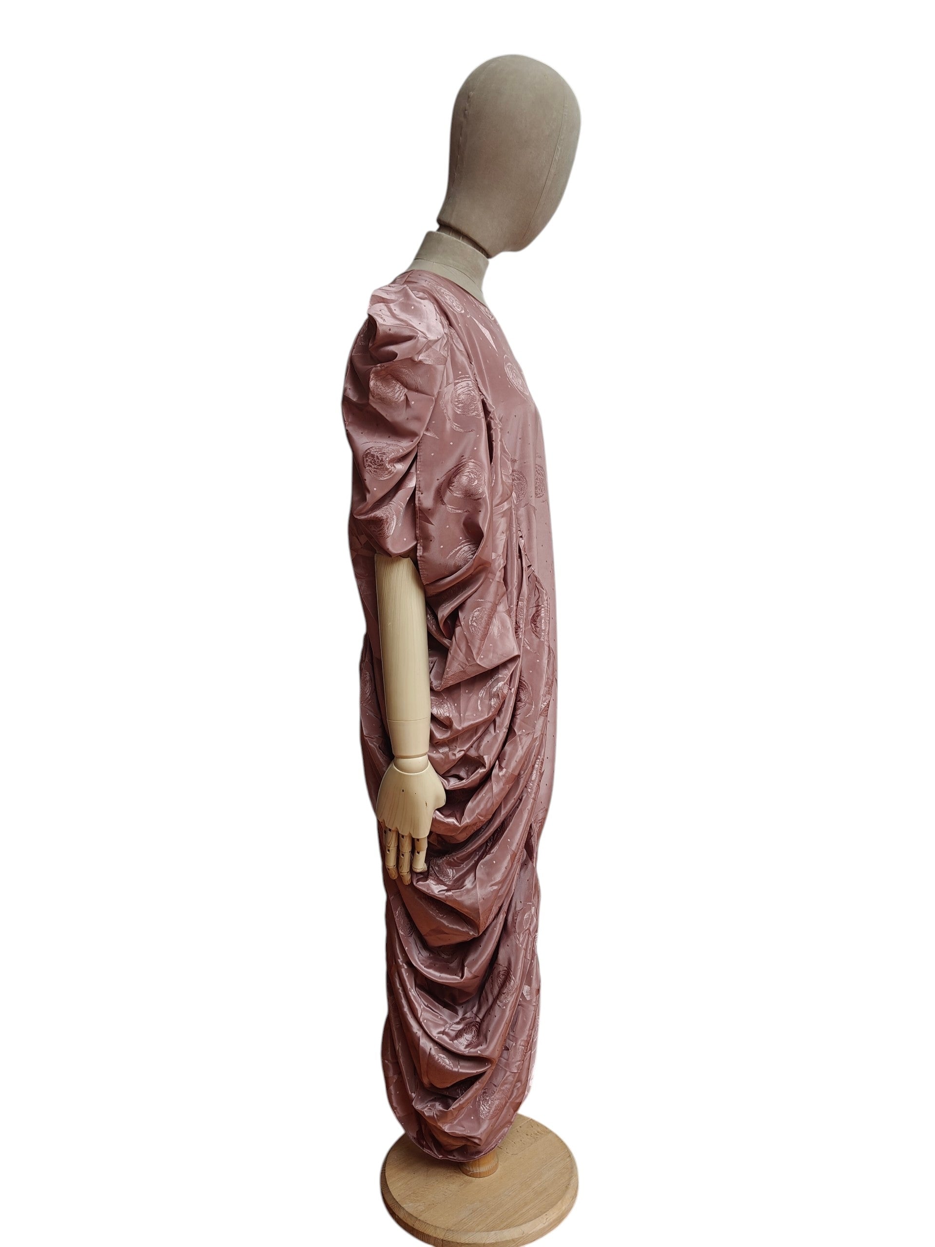 Rivals style 80s dress in pink