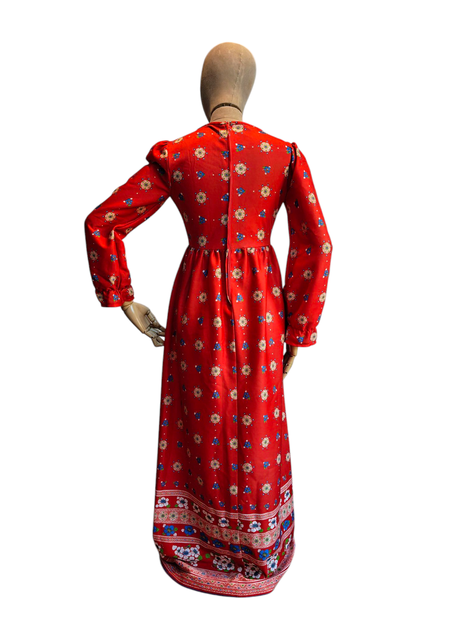 Size 8 true vintage maxi dress