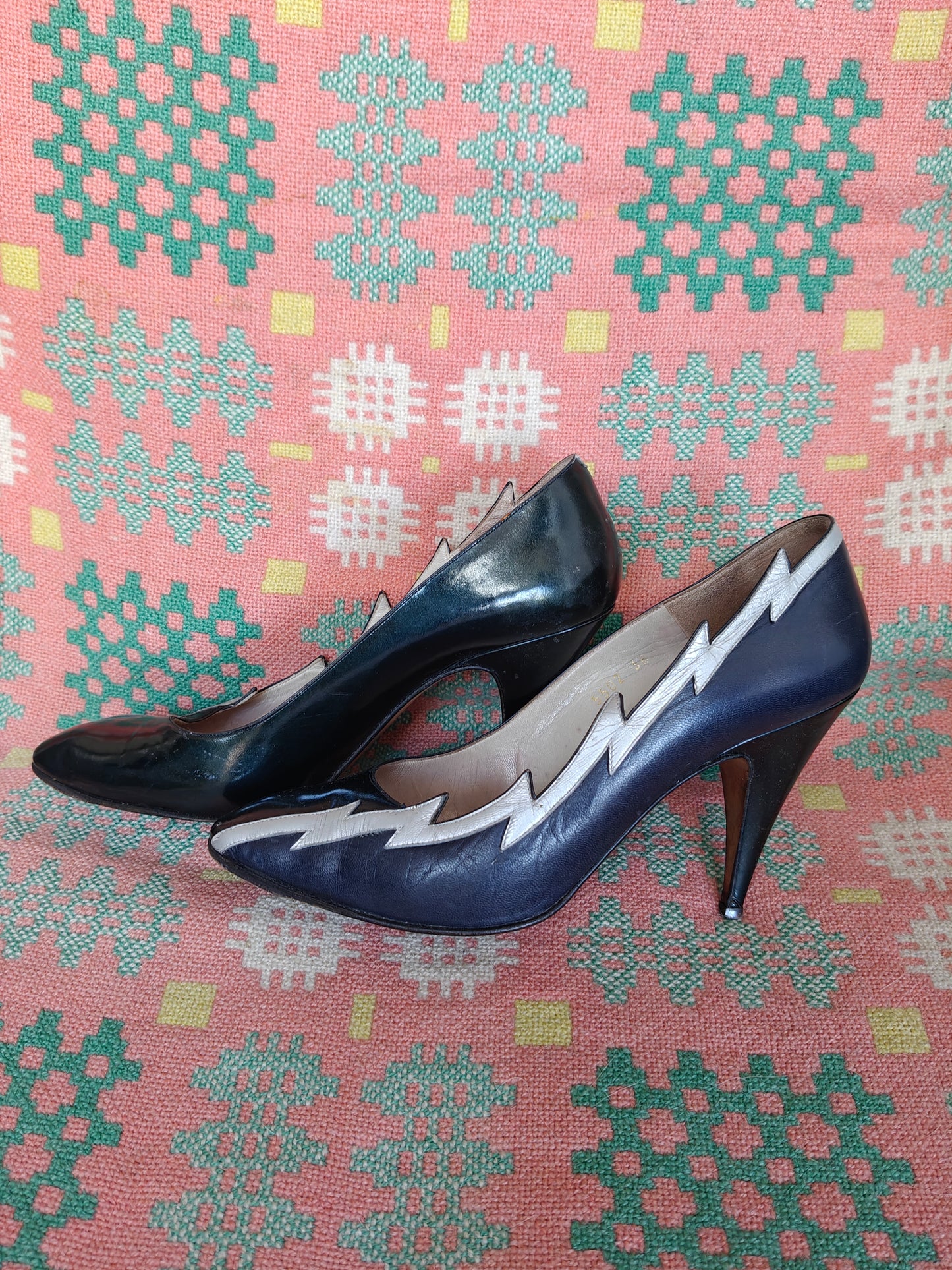 Vintage Lightening bolt shoes
