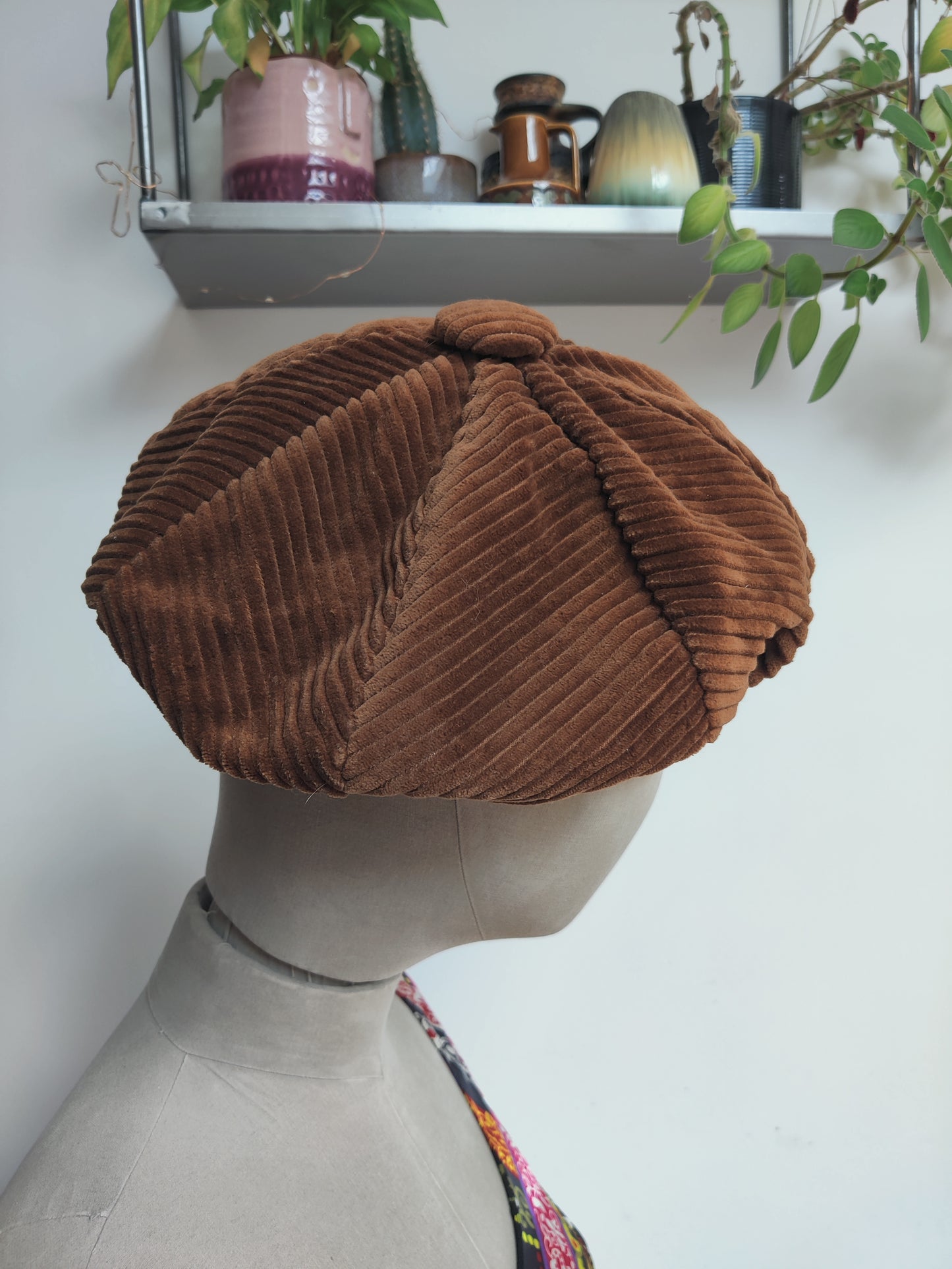 Vintage cord hat