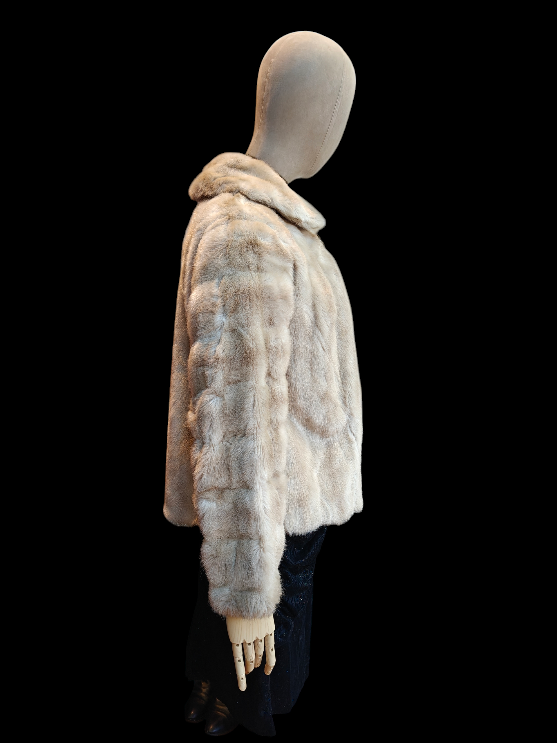 Vintage faux fur jacket size 10