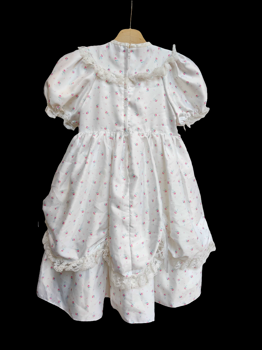 80s bridesmaid dress age 3-4.