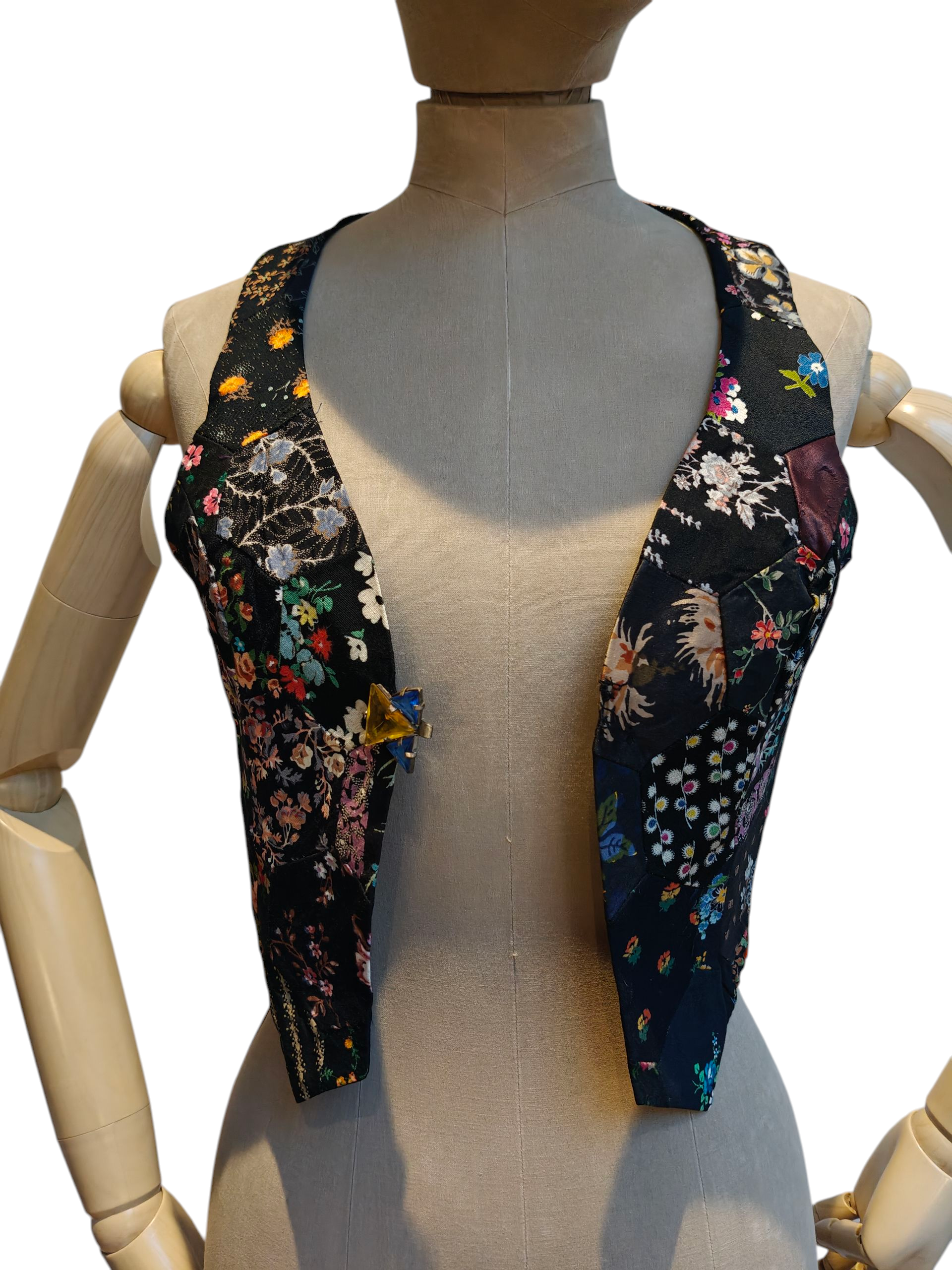 floral vintage waistcoat