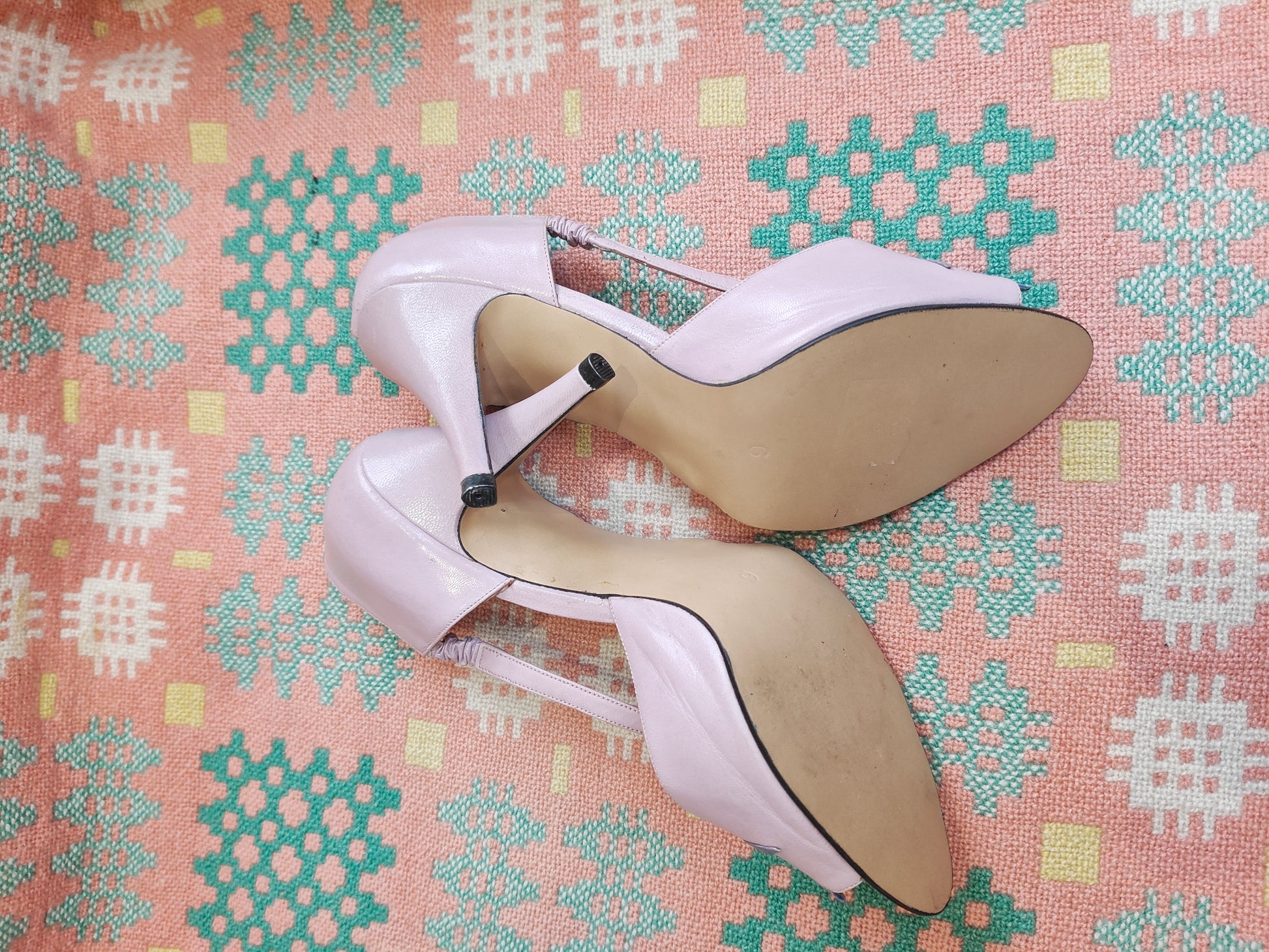 high heeled vintage shoes