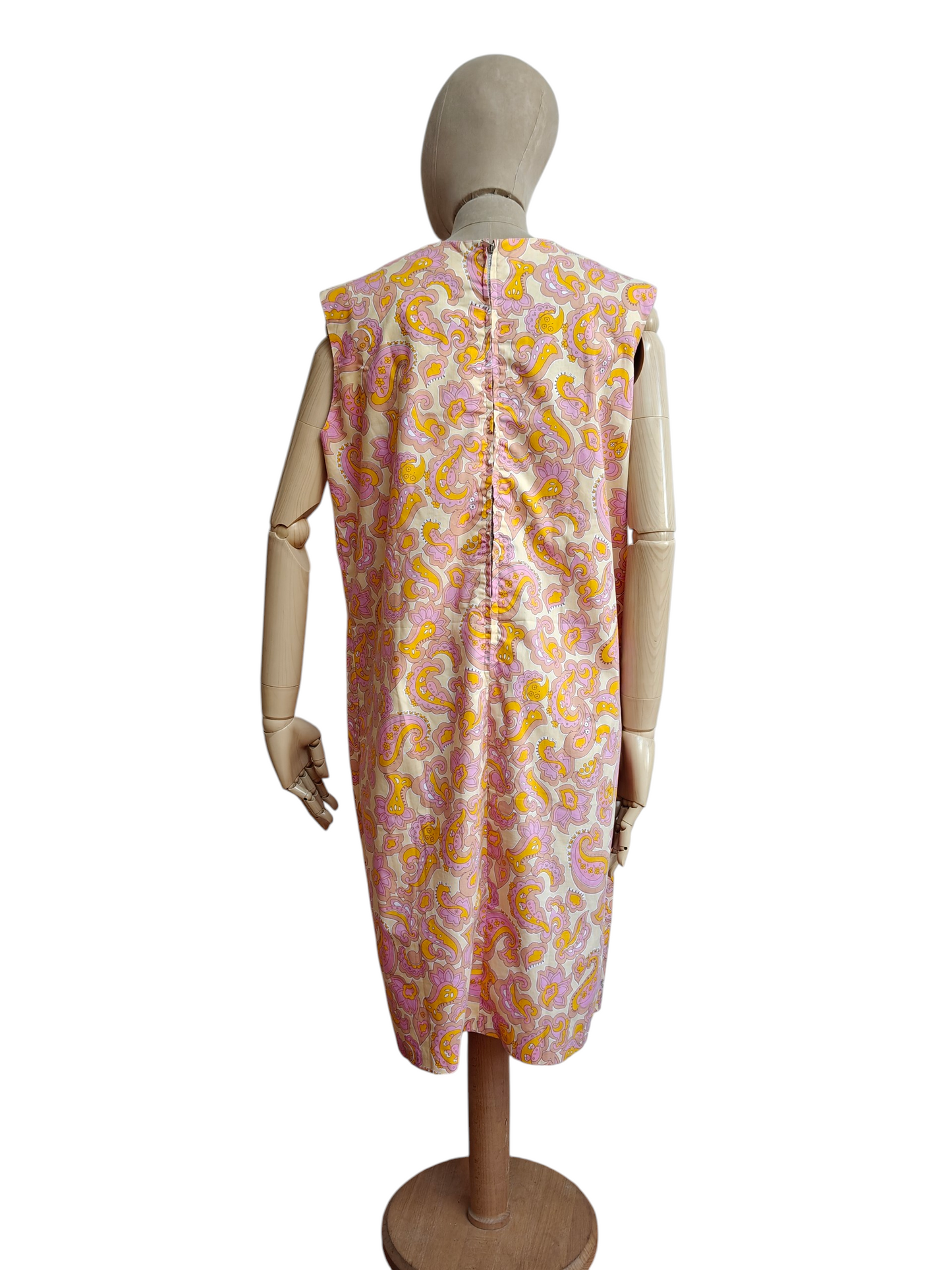 pastel paisley vintage dress
