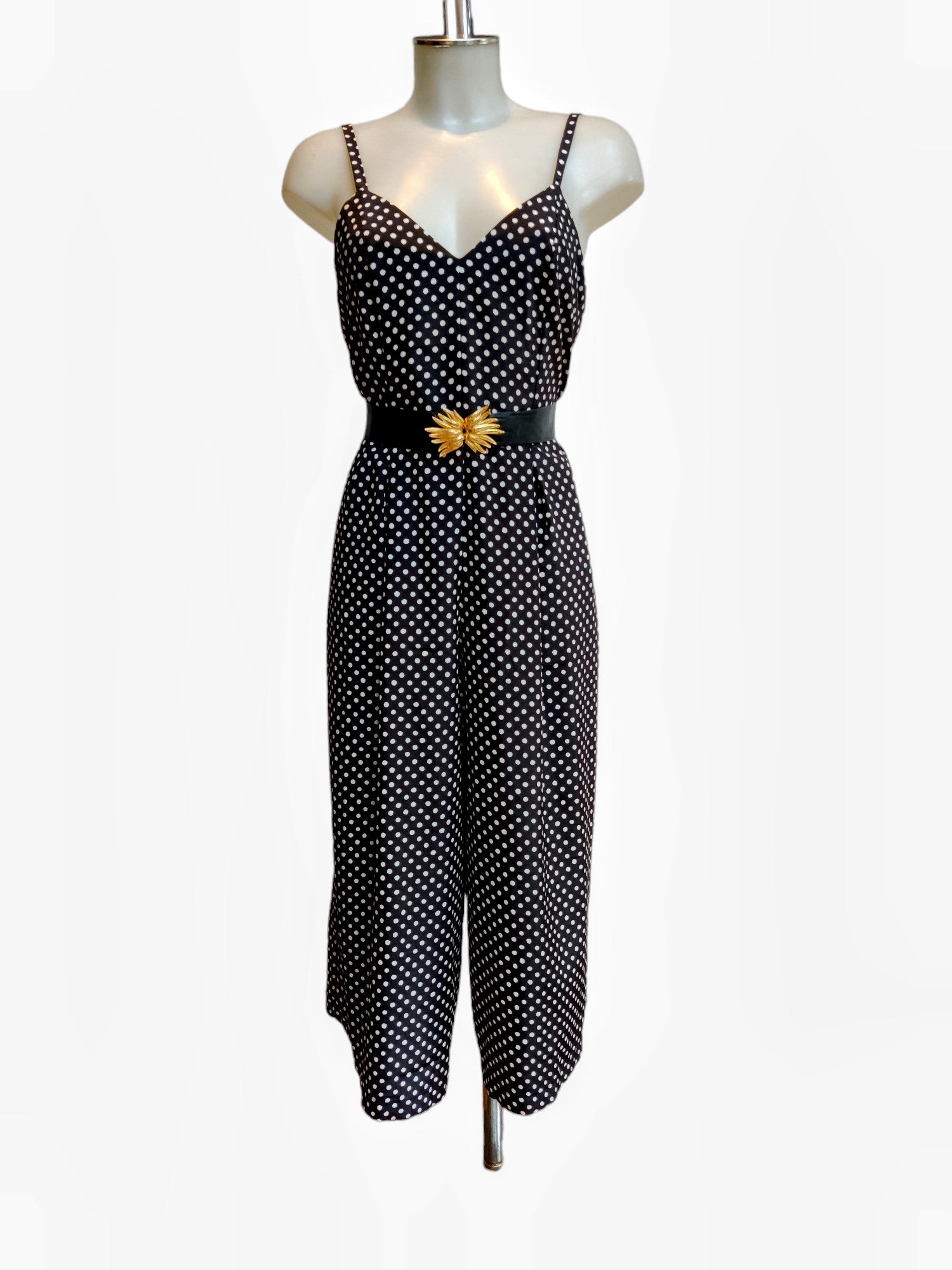 lovely 80's jumpsuit with spaghetti straps