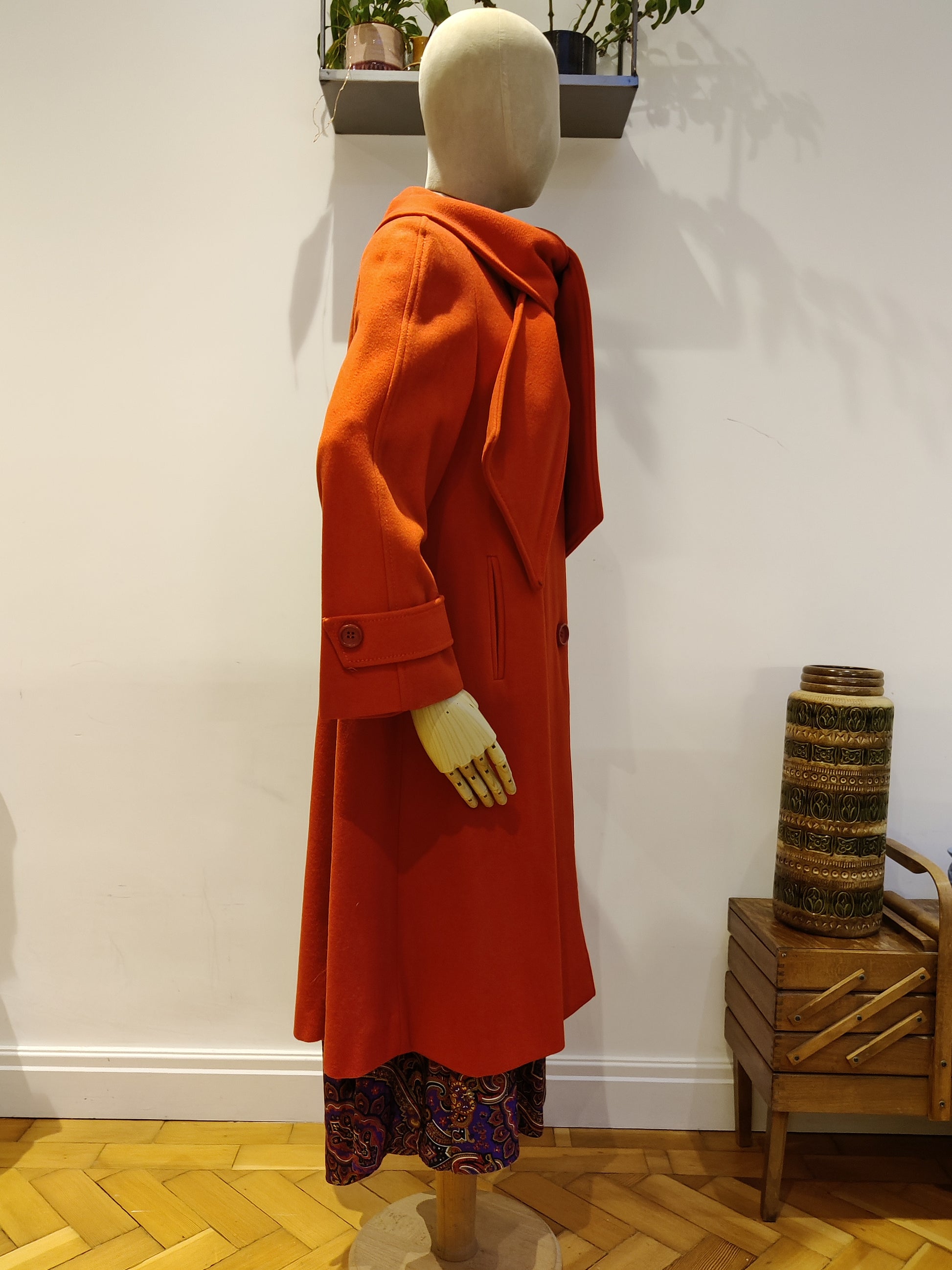 Gorgeous red wool coat