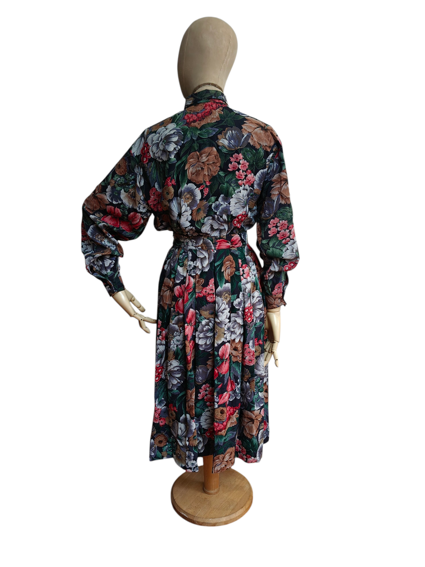 1980's floral skirt and blouse co-ord.