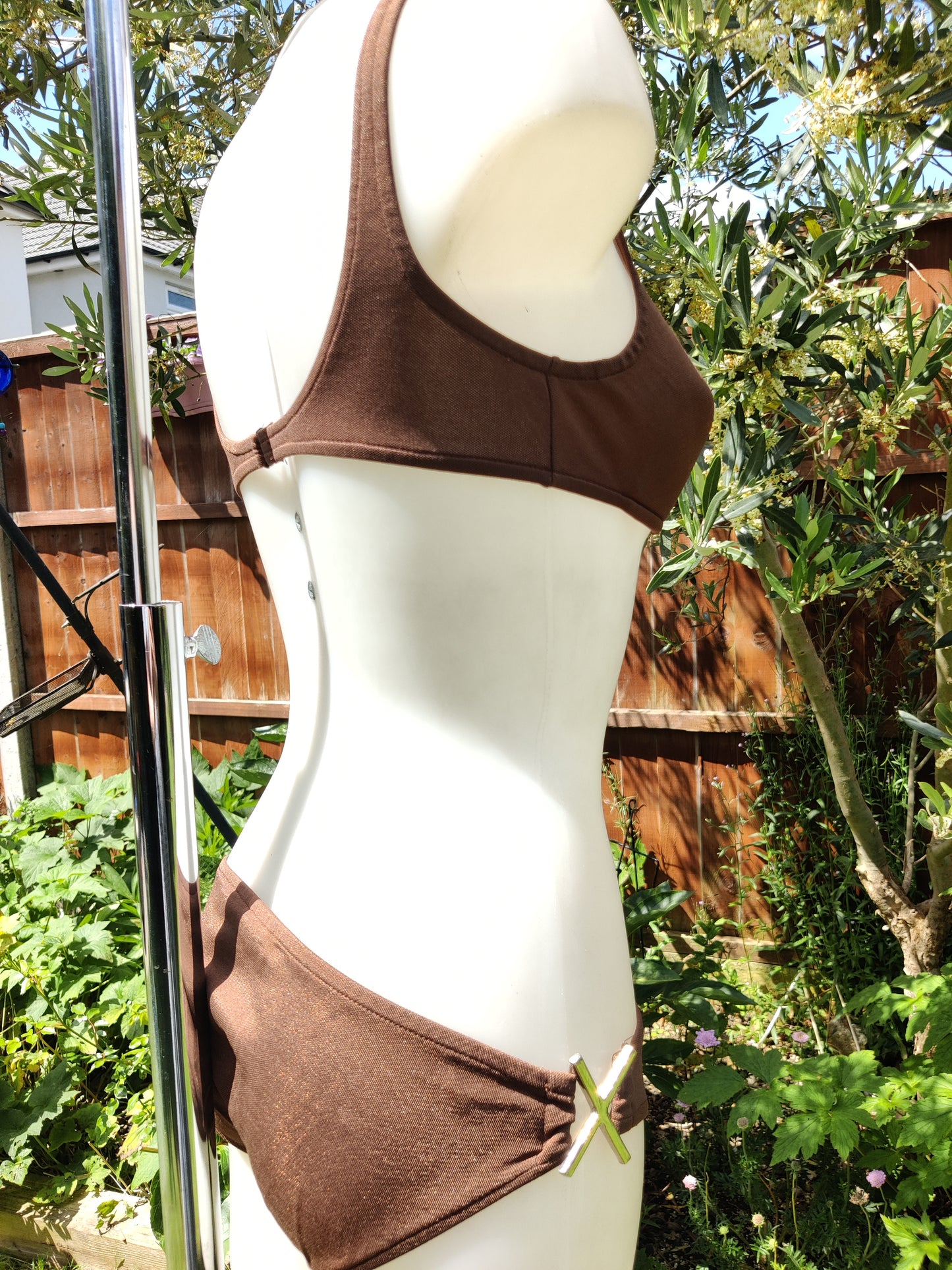 Brown vintage bikini