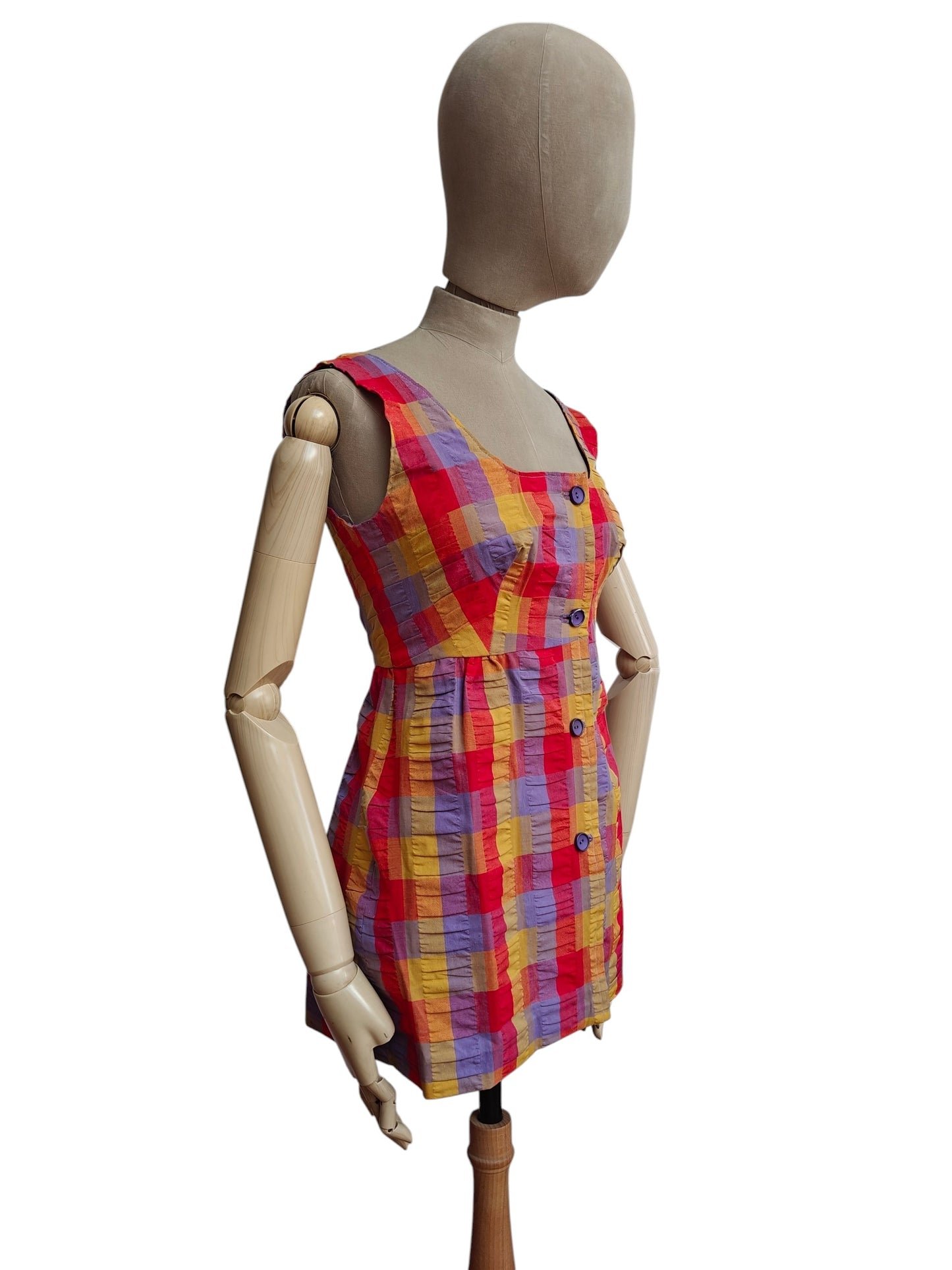 seersucker vintage summer top