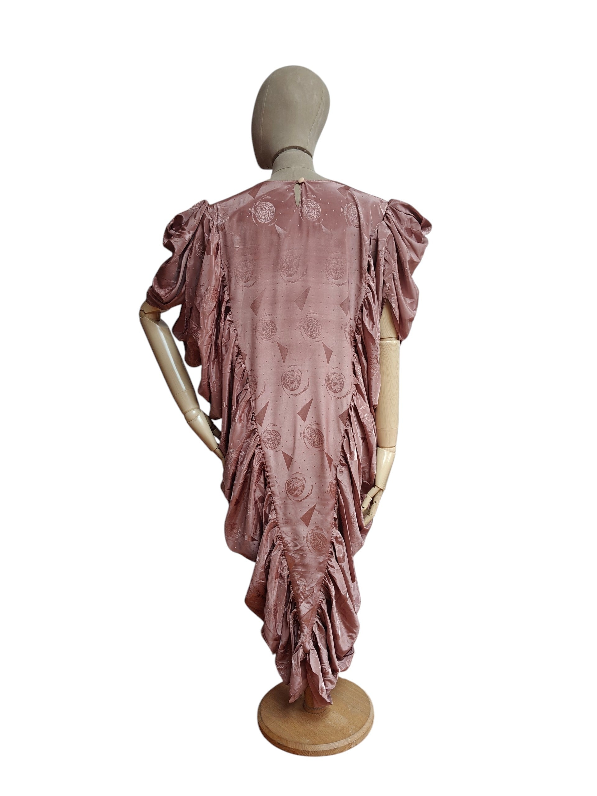 silky 80's wow factor dress